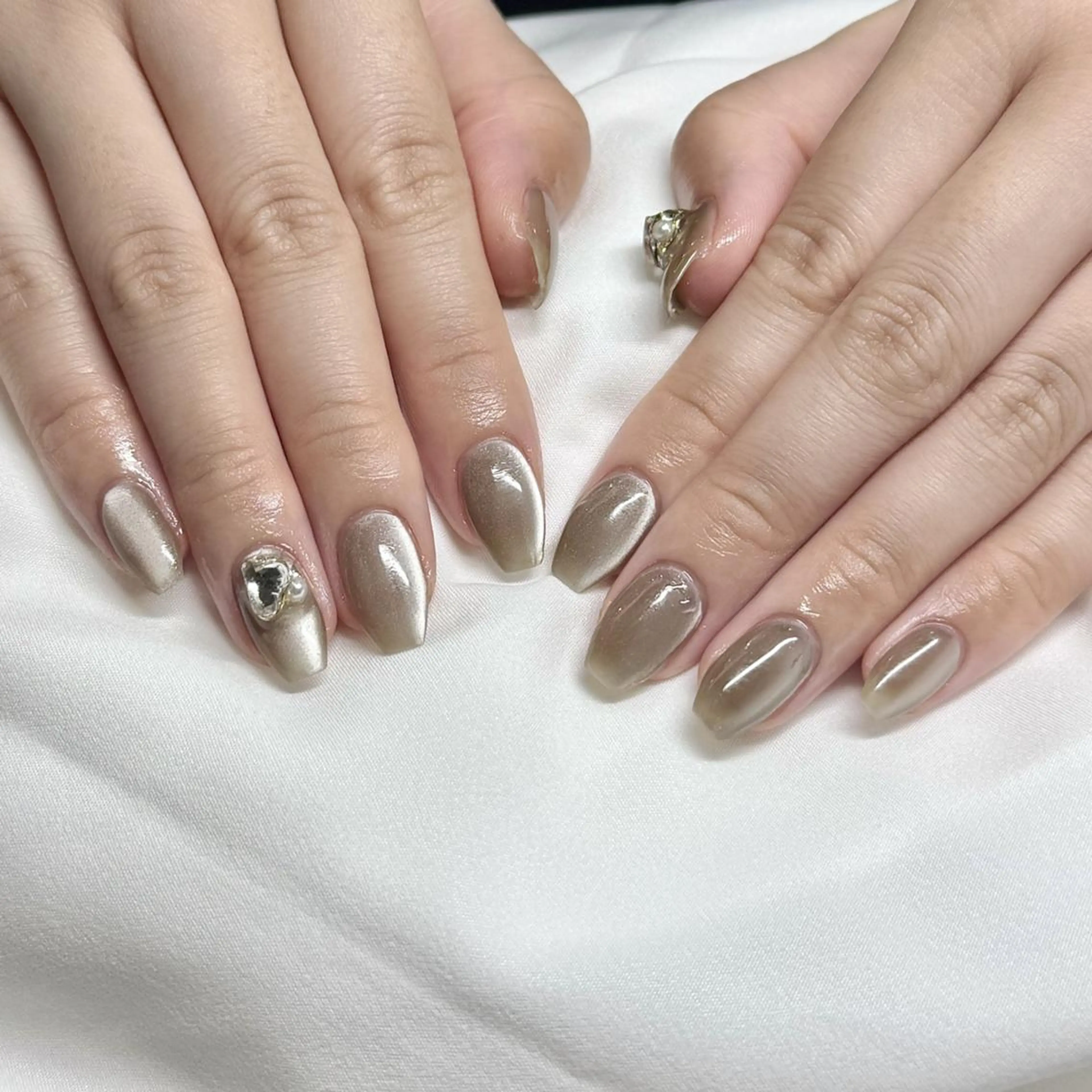 ネイル ハンドネイル ハンドケア 🍑 momo_nailのネイルデザイン