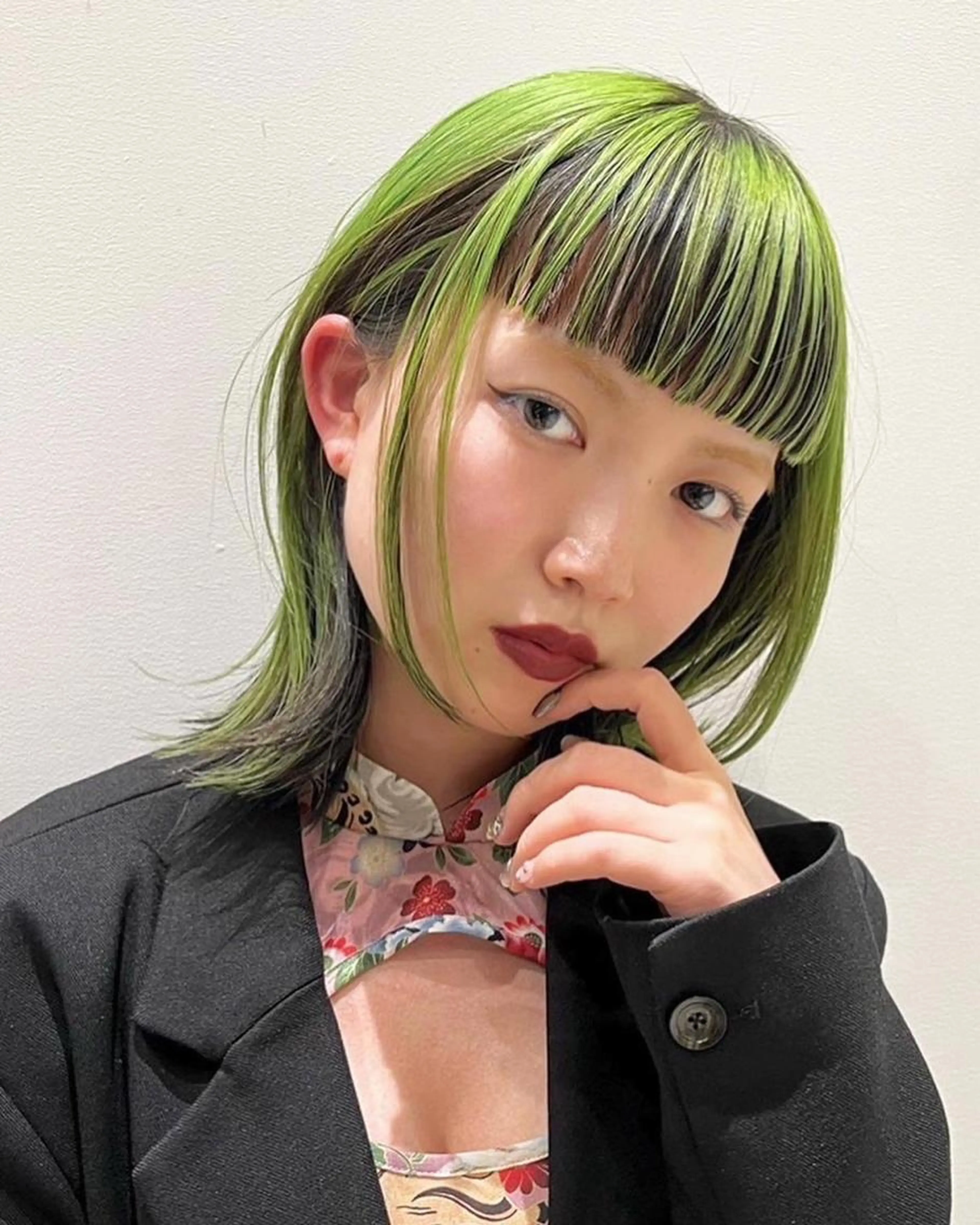 ケアカラー(デザインカラー)+TOKIOトリートメントの写真