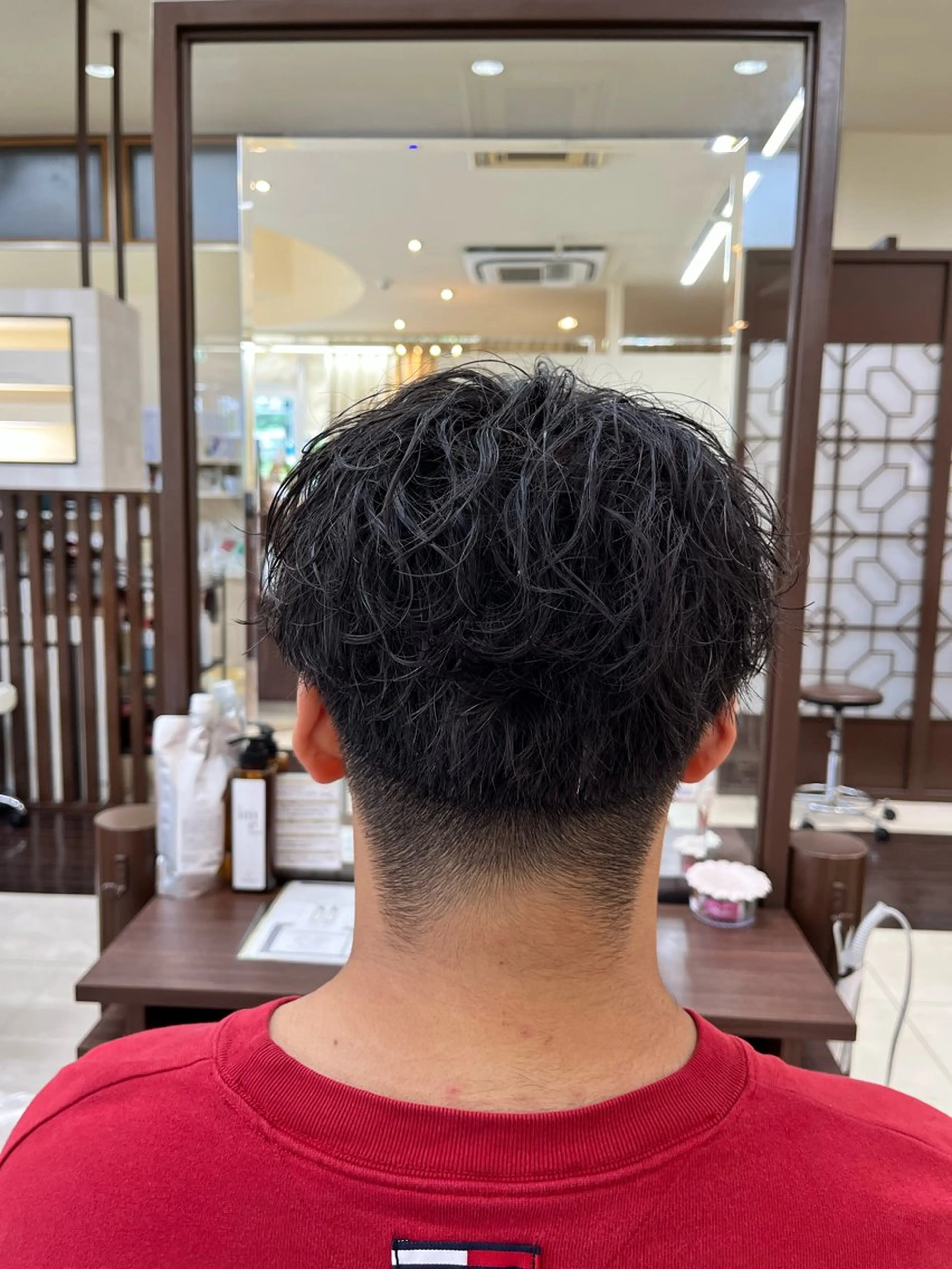 ショート パーマ メンズ マッシュ メンズパーマ 刈り上げ 🧊メンズ特化🧊 高木航希のヘアスタイル