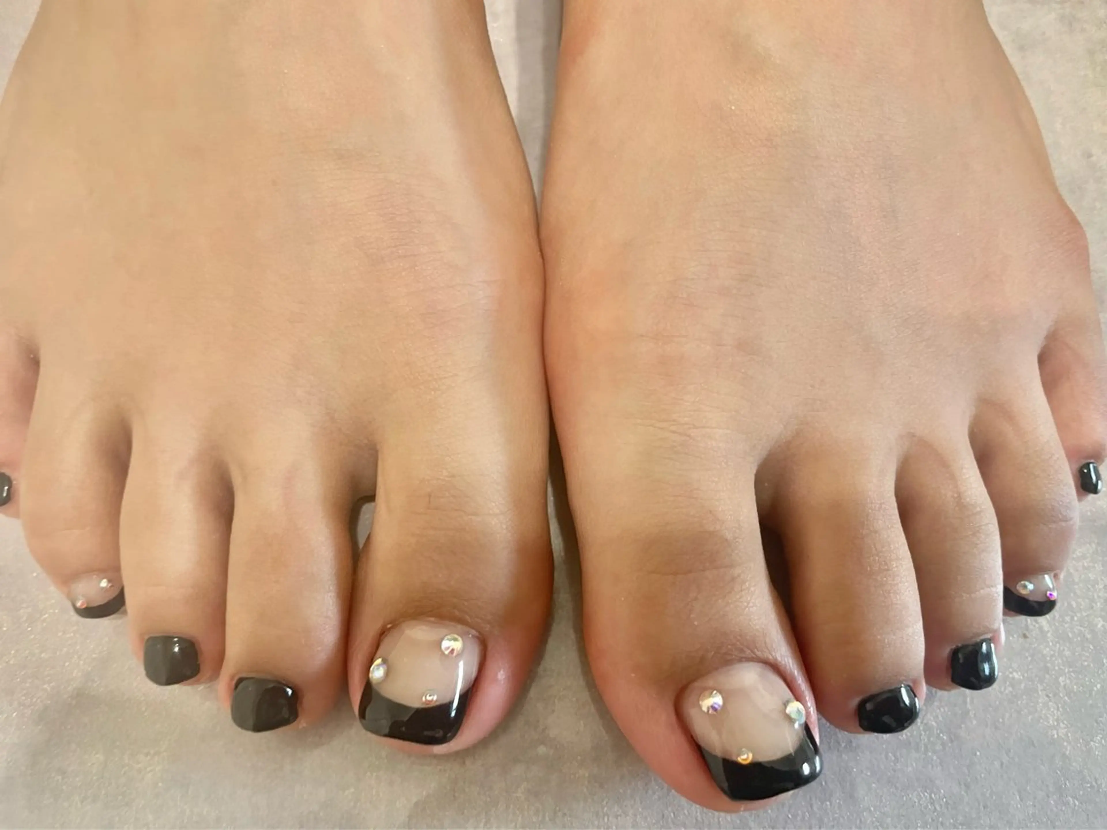 ネイル フットネイル フレンチネイル BLANC.nail所属・BLANC.nail yuuのネイルデザイン