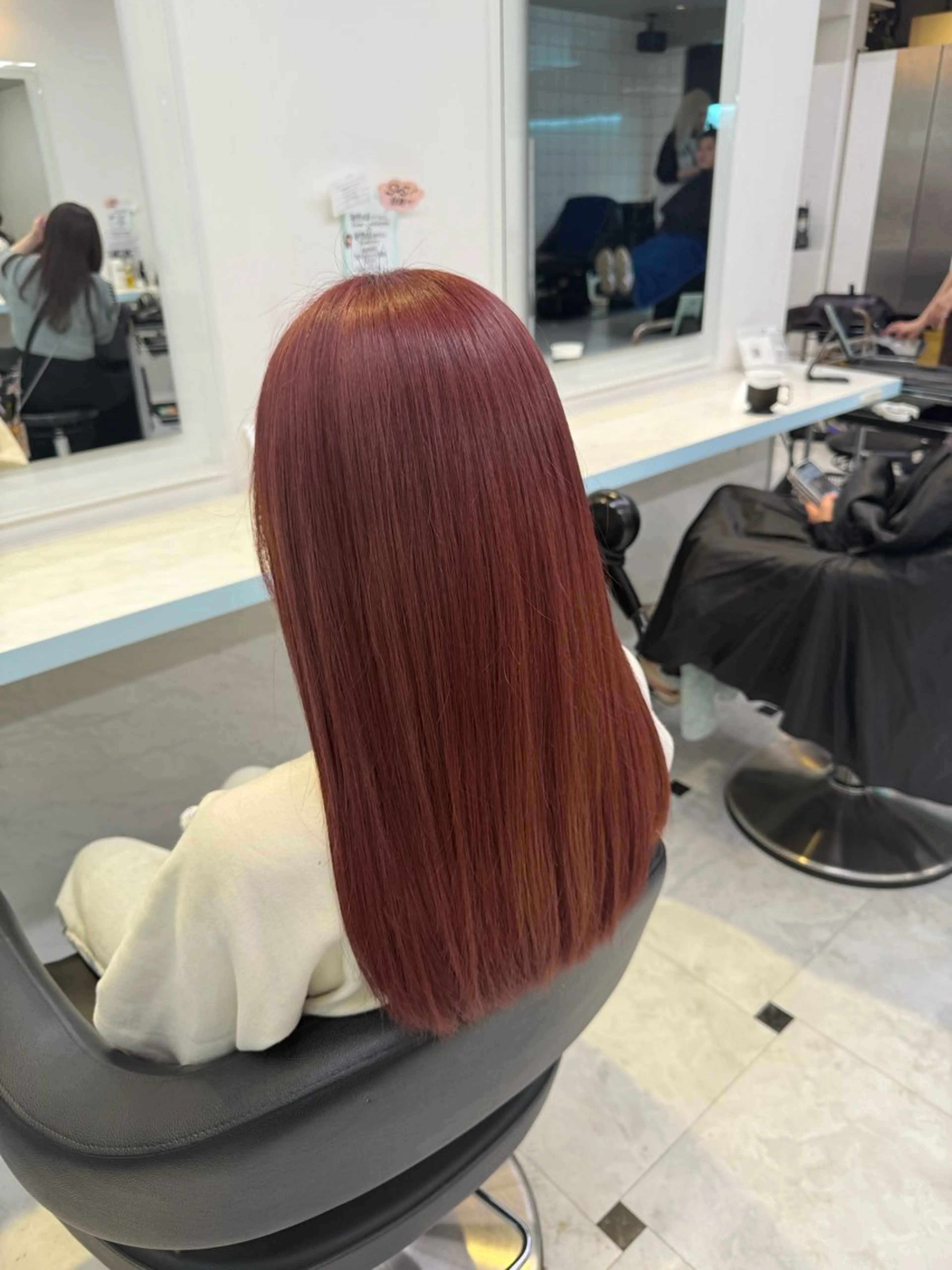 カラー ヘアカラー 🇰🇷韓流暖色ヘア 🍒saaya🍒のヘアスタイル