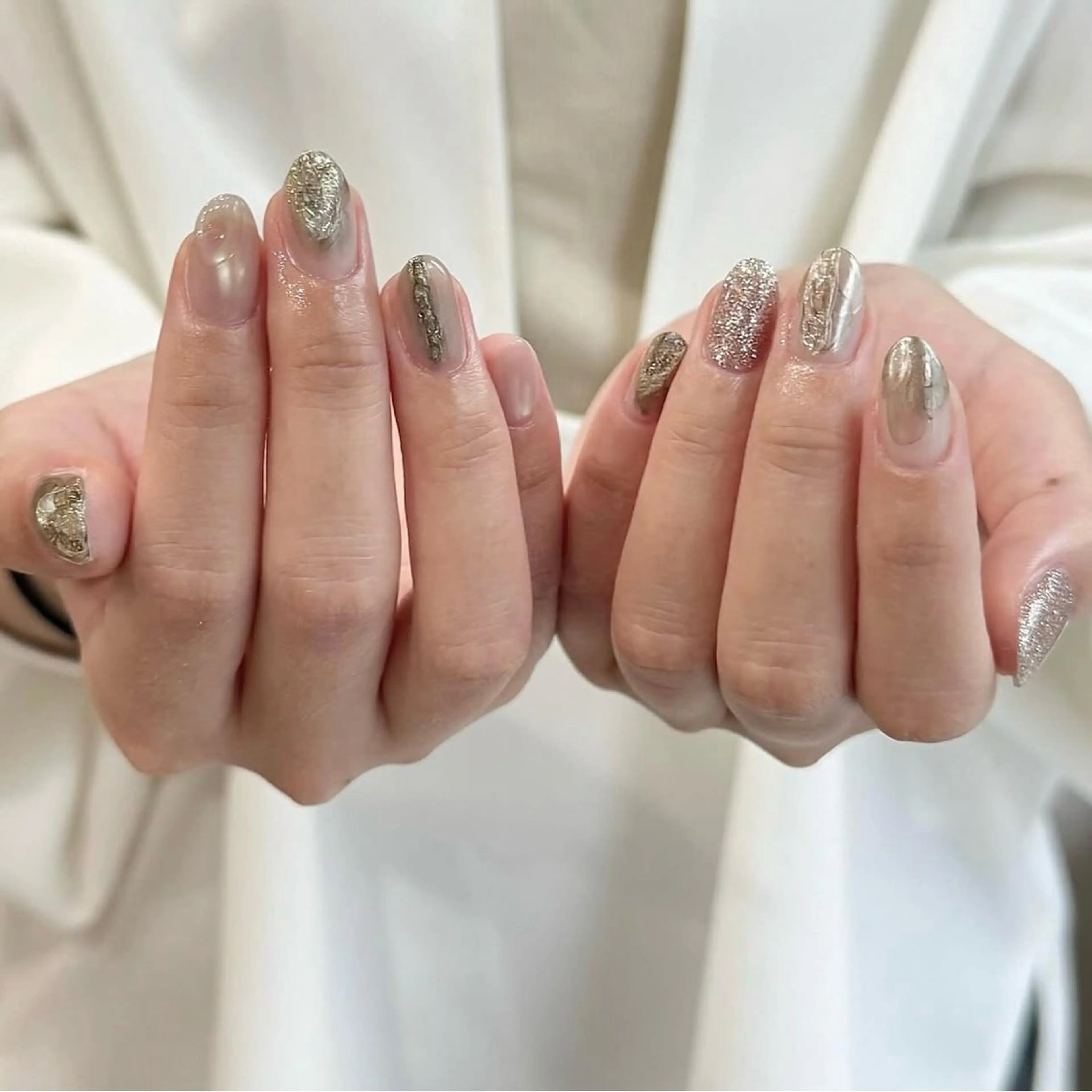 ネイル フラッシュネイル マグネットネイル ハンドネイル NINE_ AKARIのネイルデザイン