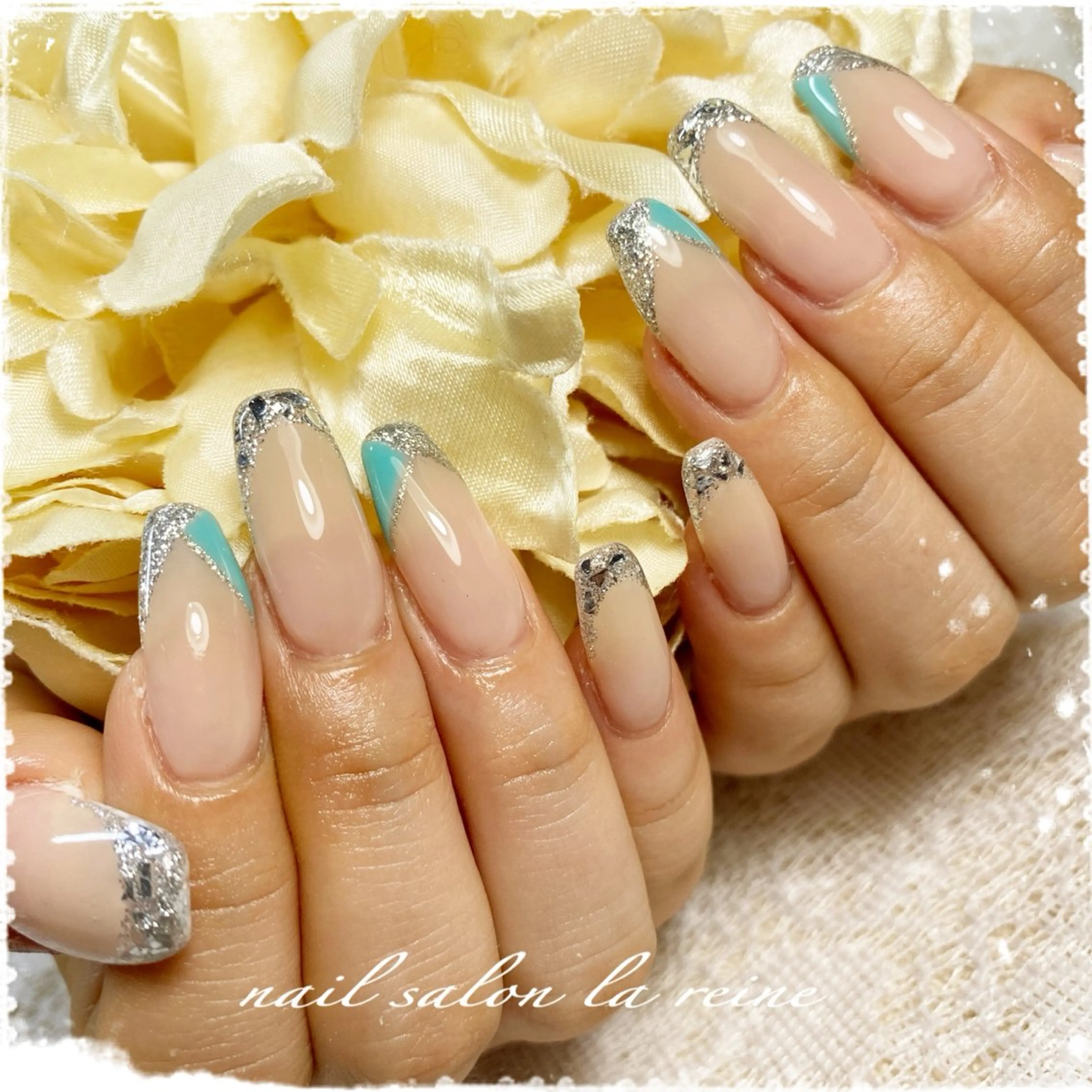 ネイル フレンチネイル nail salon  la reine所属・nail salon la reineのネイルデザイン