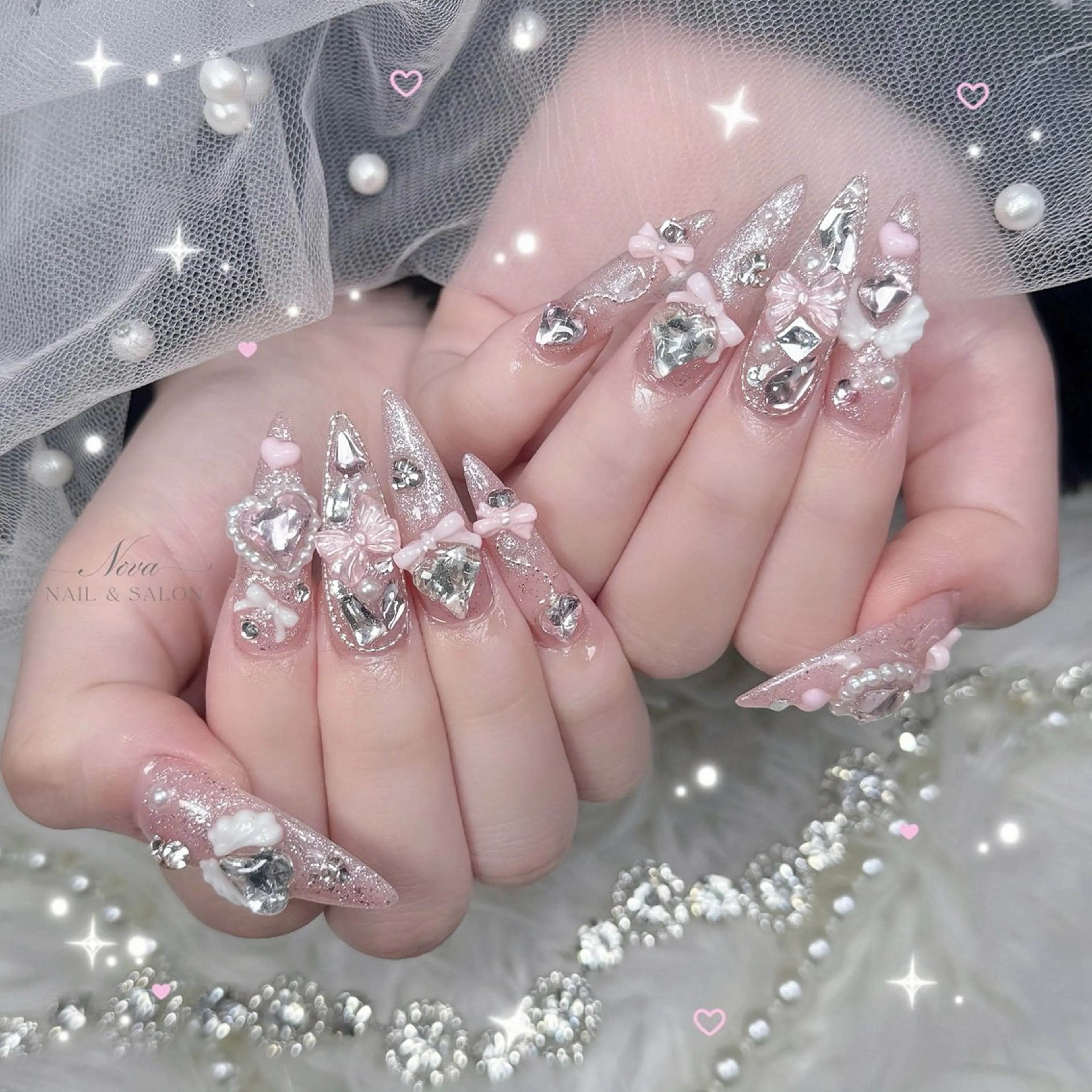 ネイル ハンドネイル ハンドケア Nova Nail Nambaのネイルデザイン