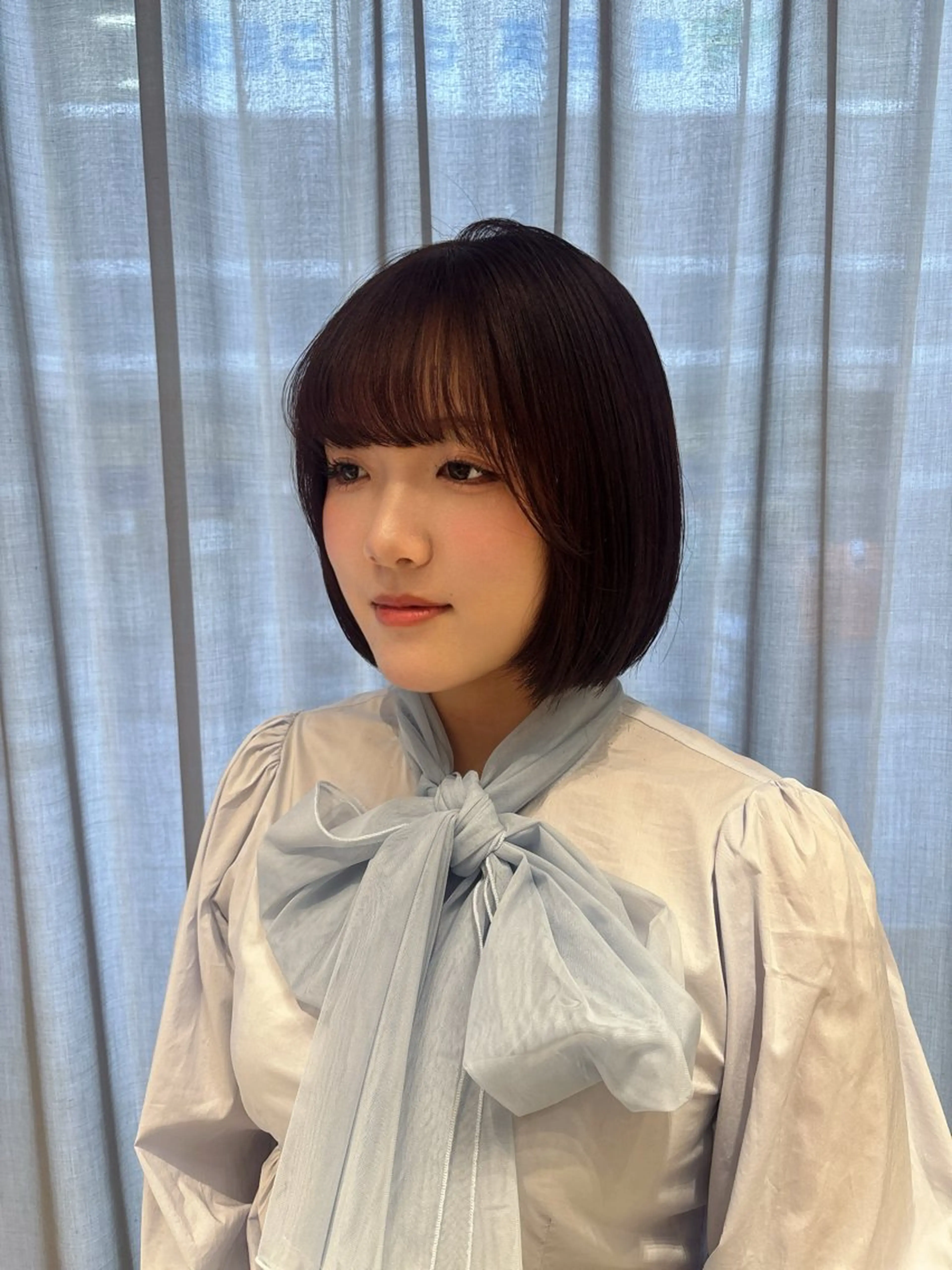 ショート ボブ mino🌼🌈 ボブ/透明感カラーのヘアスタイル