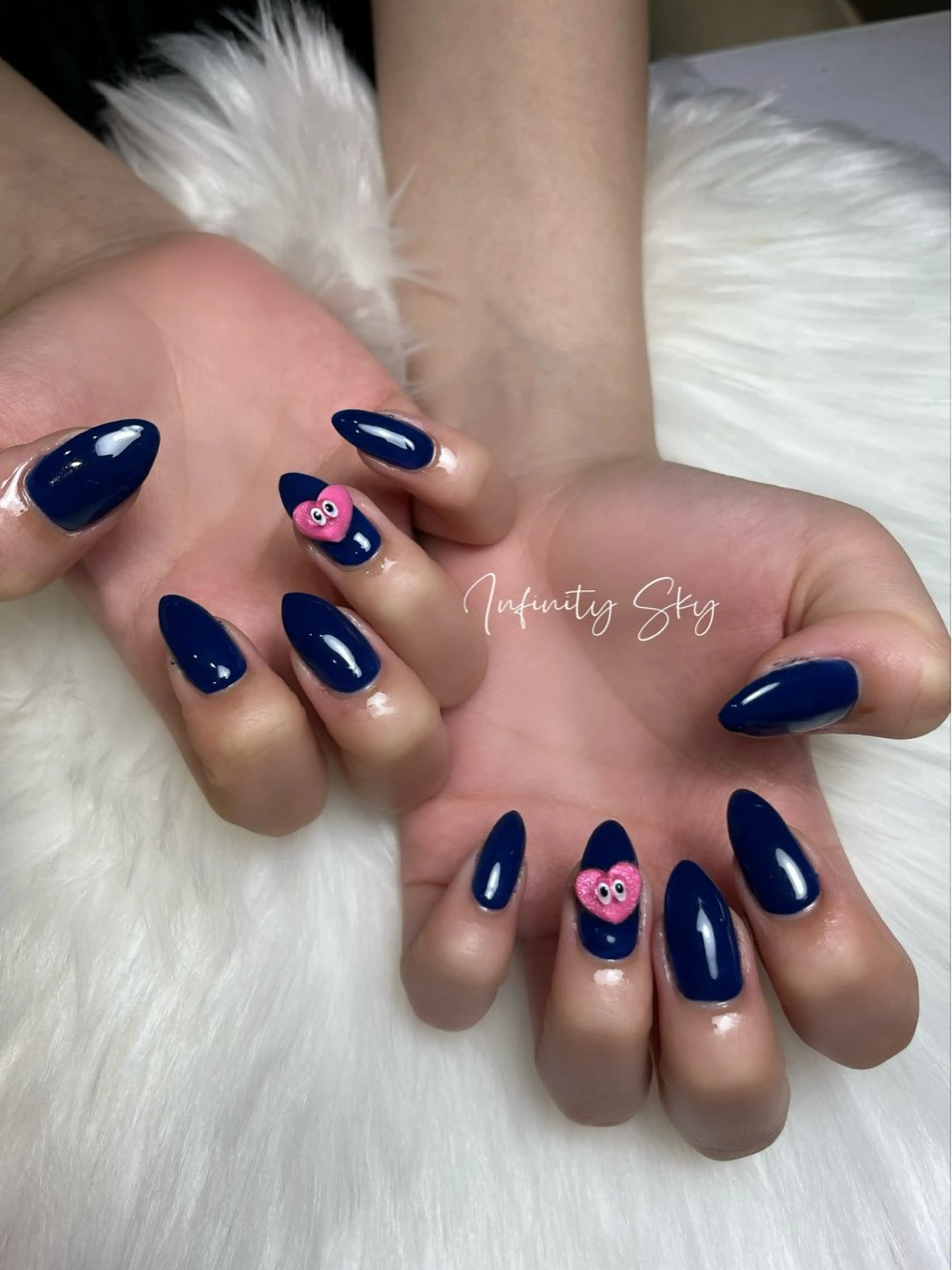 ネイル ロングネイル infinity skyのネイルデザイン