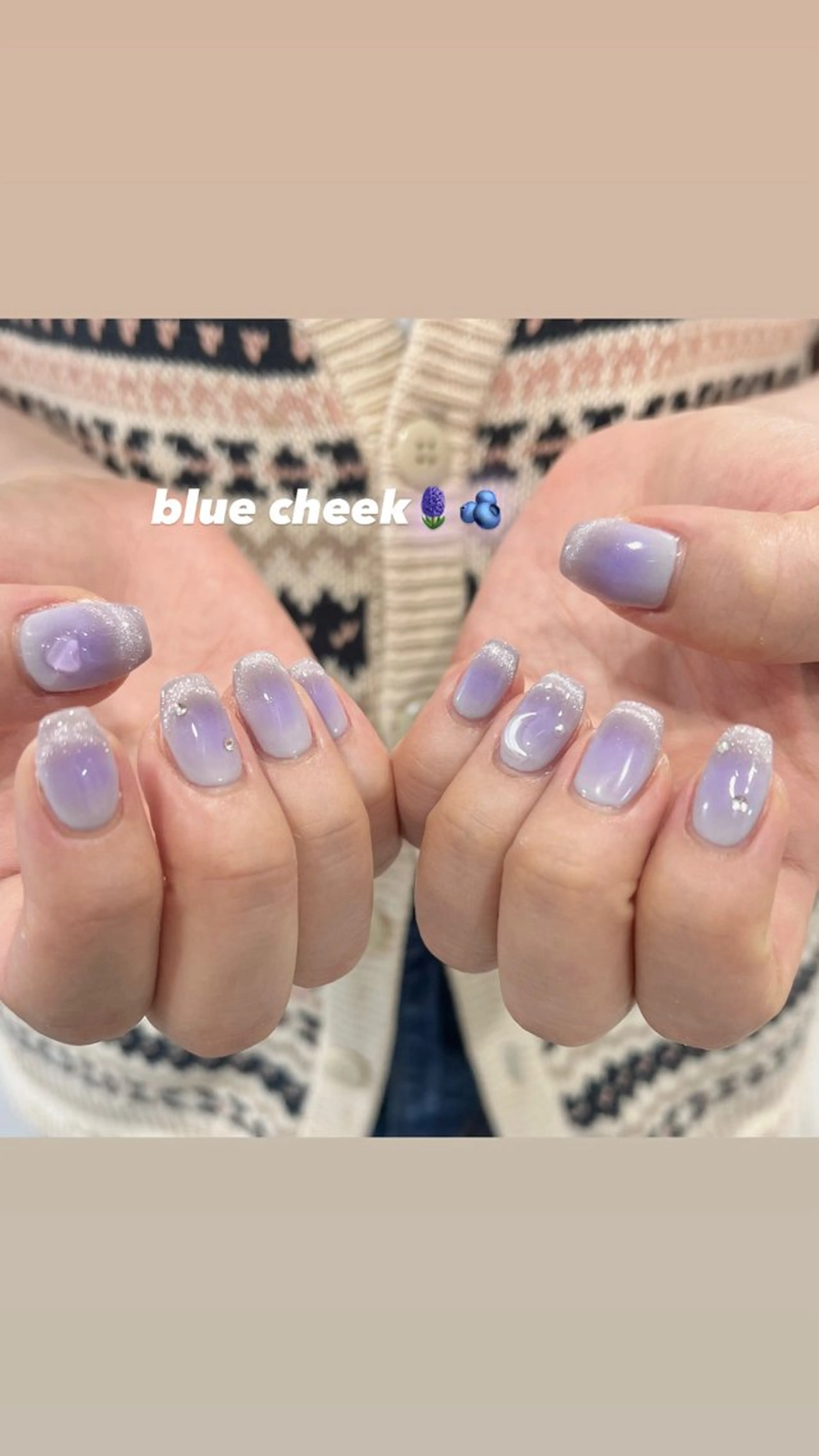 ネイル 🎀チーク/ちゅるん 🫧chisa🎀のネイルデザイン