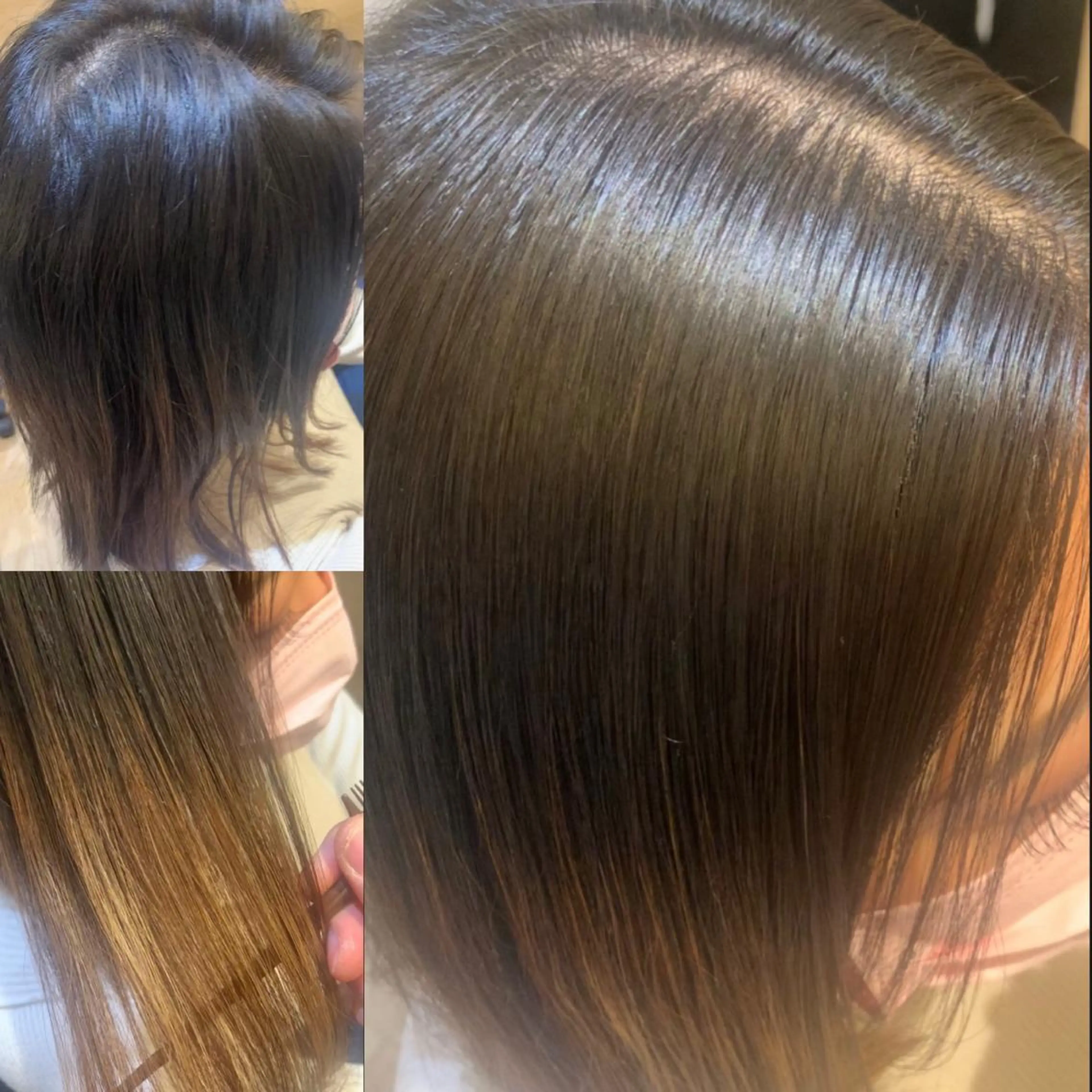 ミディアム パーマ くせ毛 髪質改善 小顔カット 縮毛矯正 トリートメント ねむの木hair&spa所属・☘️40代からの縮毛 矯正☘️広田　諒のヘアスタイル