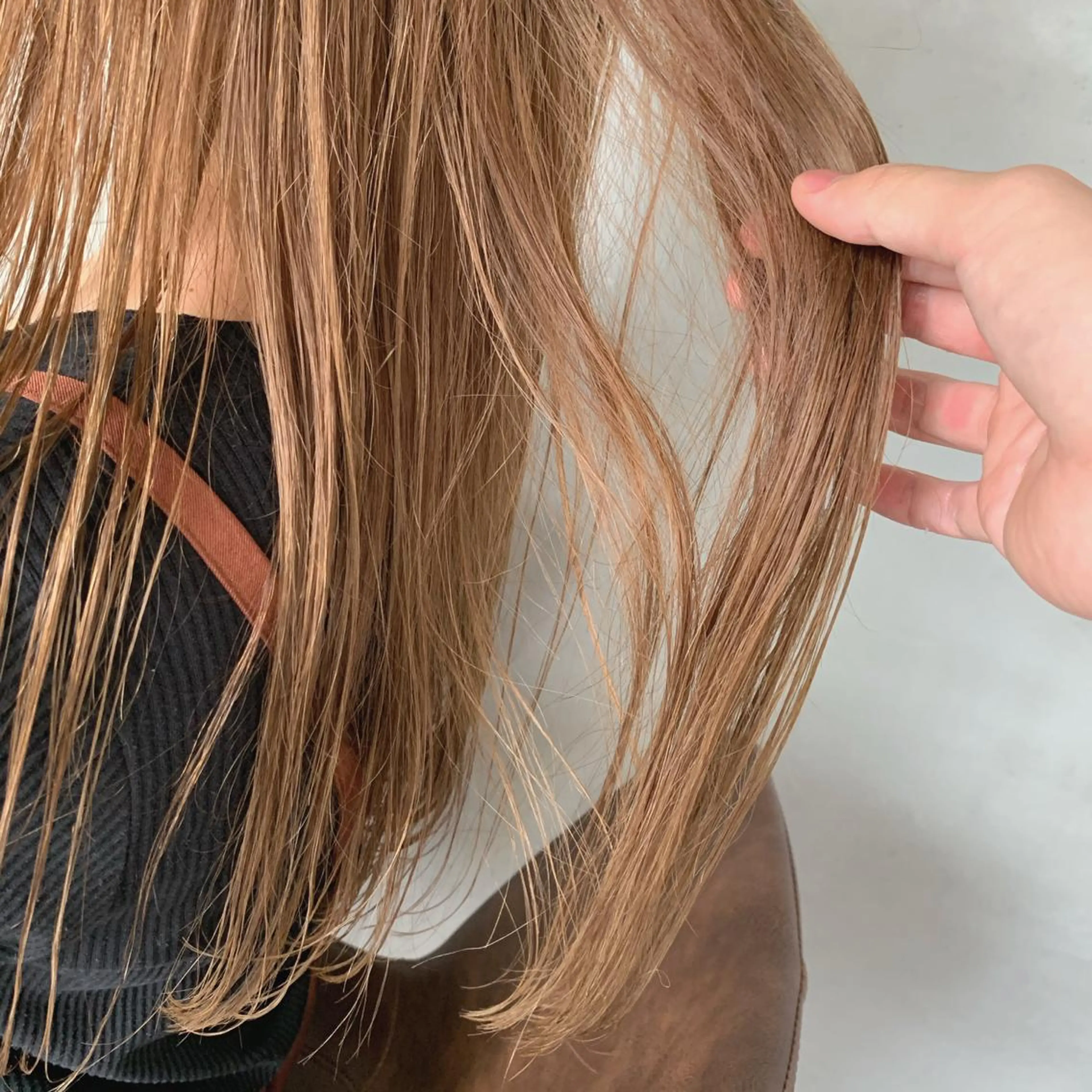 セミロング カラー ベージュカラー ハイトーンカラー amy.所属・メンズカットパーマ/ ブリーチ高柳将太のヘアスタイル