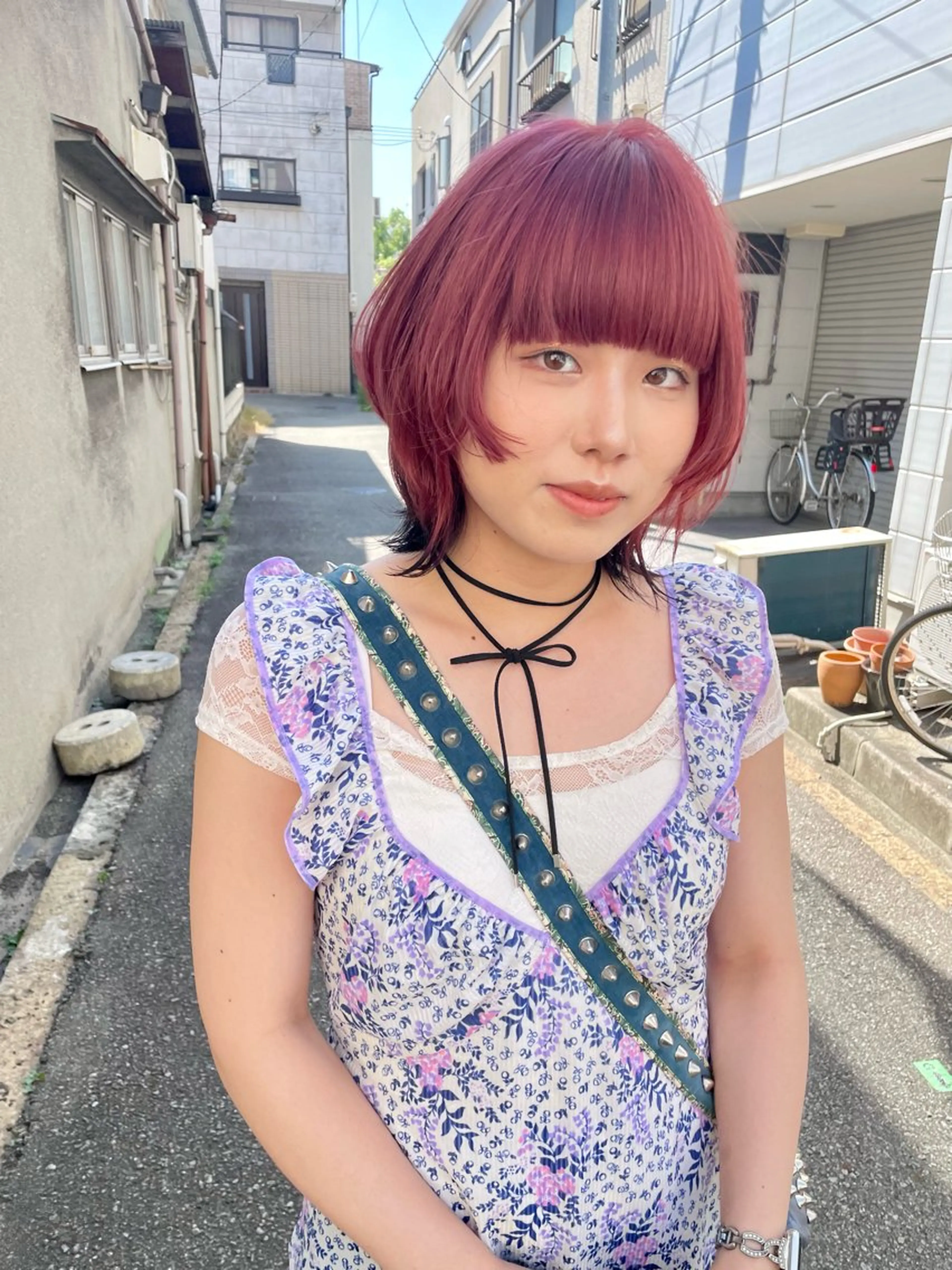 ミディアム カラー パーマ ヘアアレンジ メンズ メンズウルフカット ウルフカット カット ヘアカラー トリートメント tatsumi/ボブ ウルフ/レイヤーのヘアスタイル