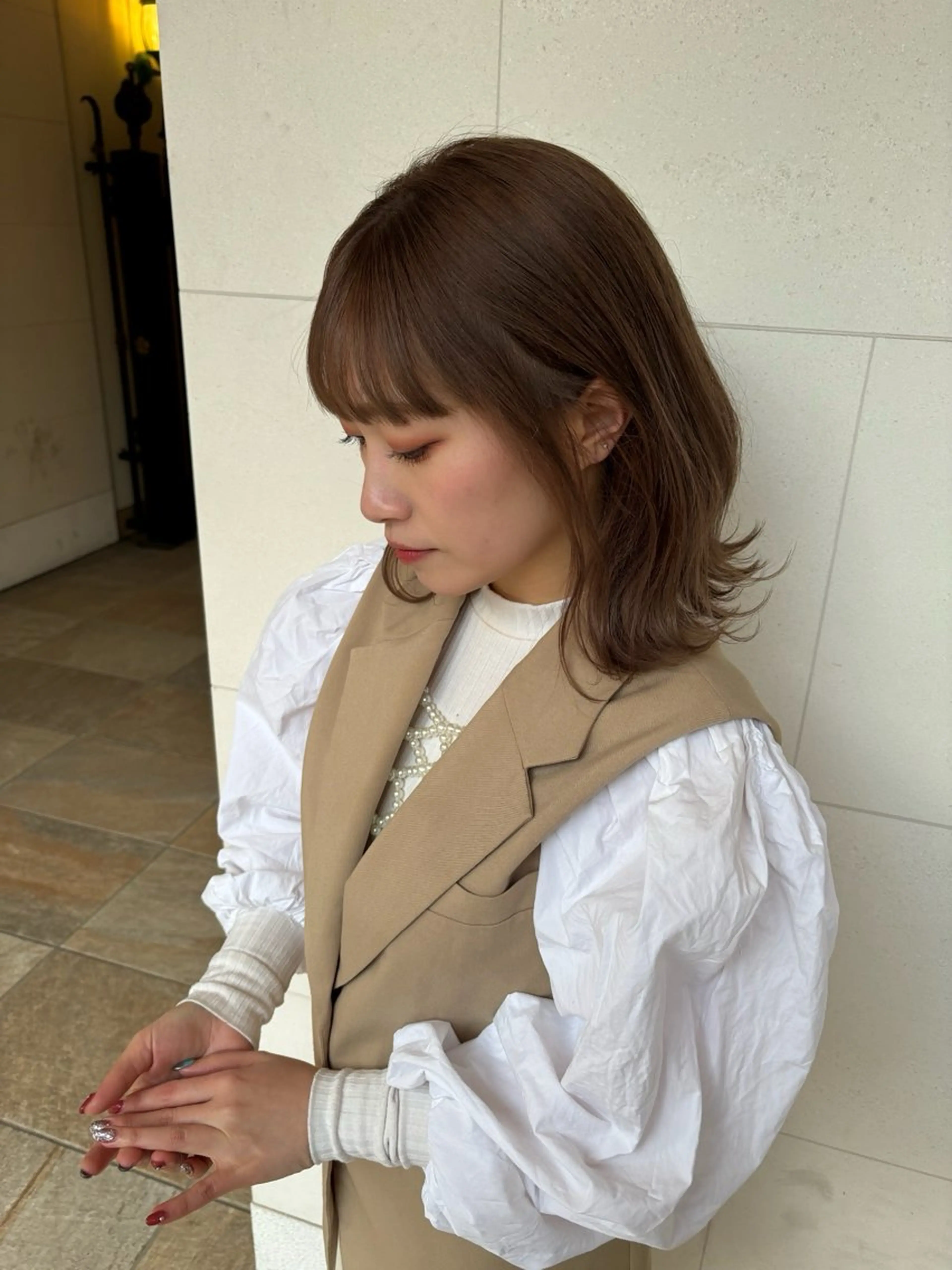 ミディアム 『大西　陸』 透明感color🔆のヘアスタイル