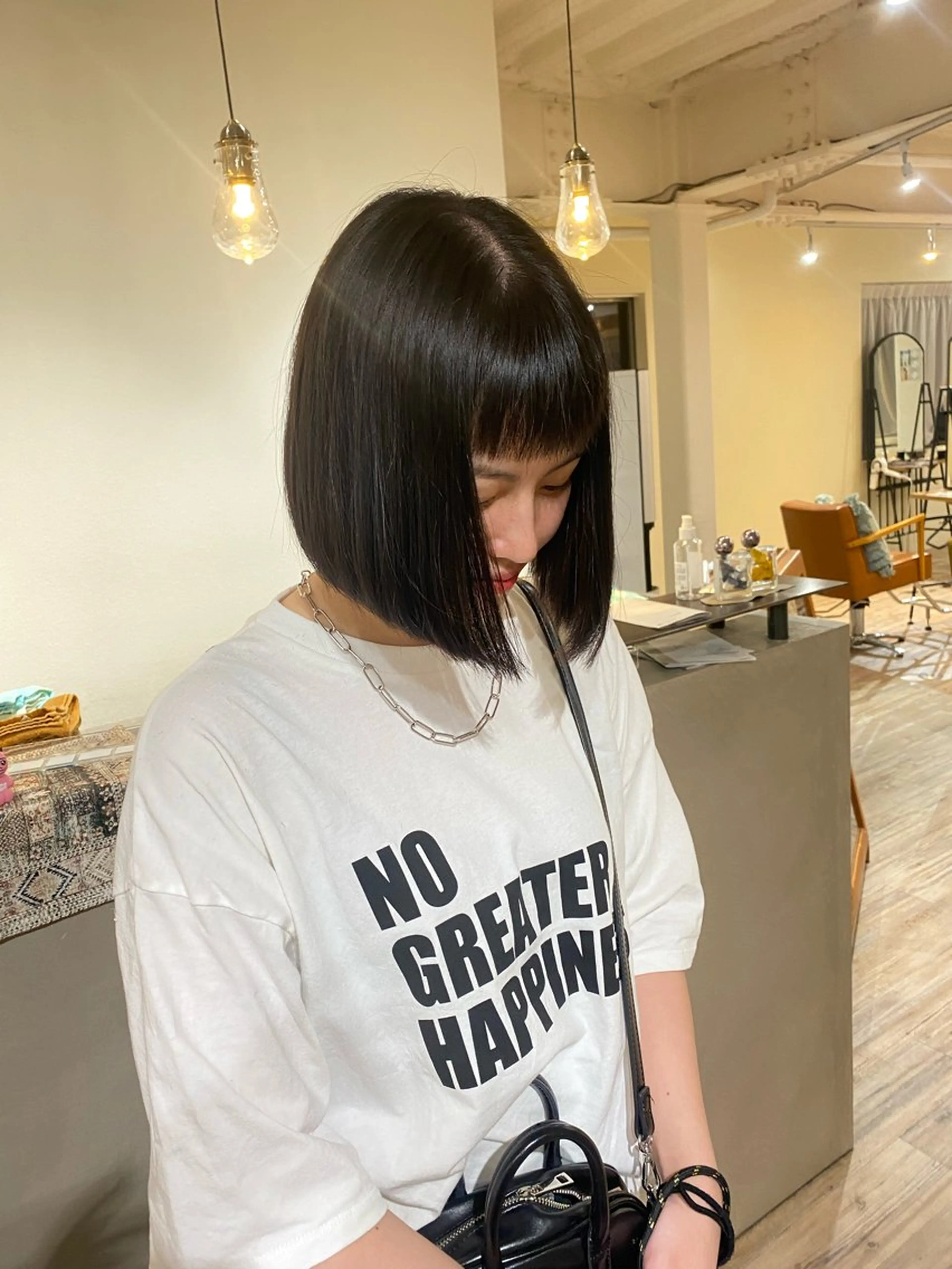 ミディアム 美髪矯正/髪質改善 🫧山﨑　真歩🫧のヘアスタイル