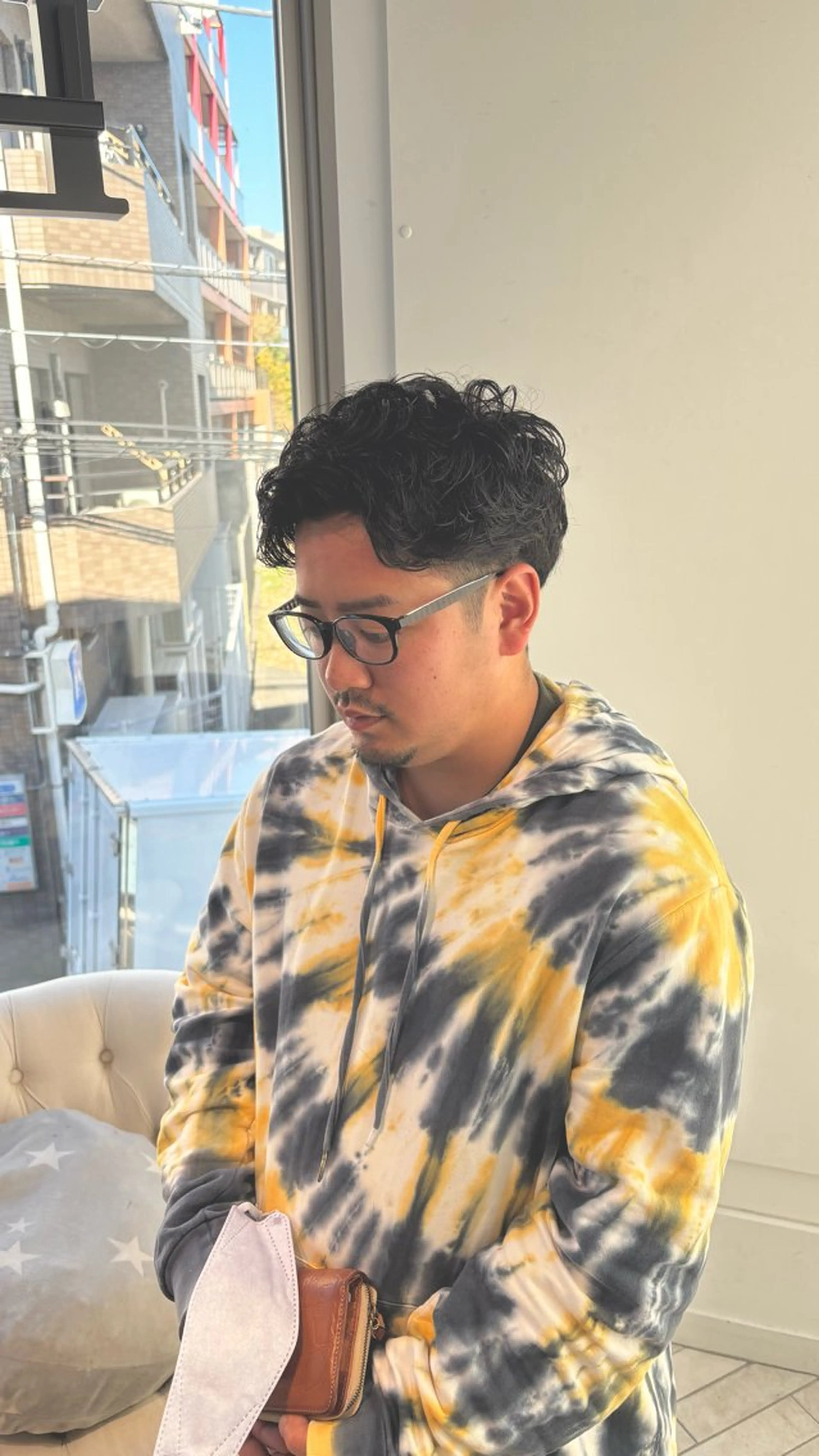 パーマ メンズ カット パーマ 🎀すず🎀レディー ス/神奈川大学最寄りのヘアスタイル