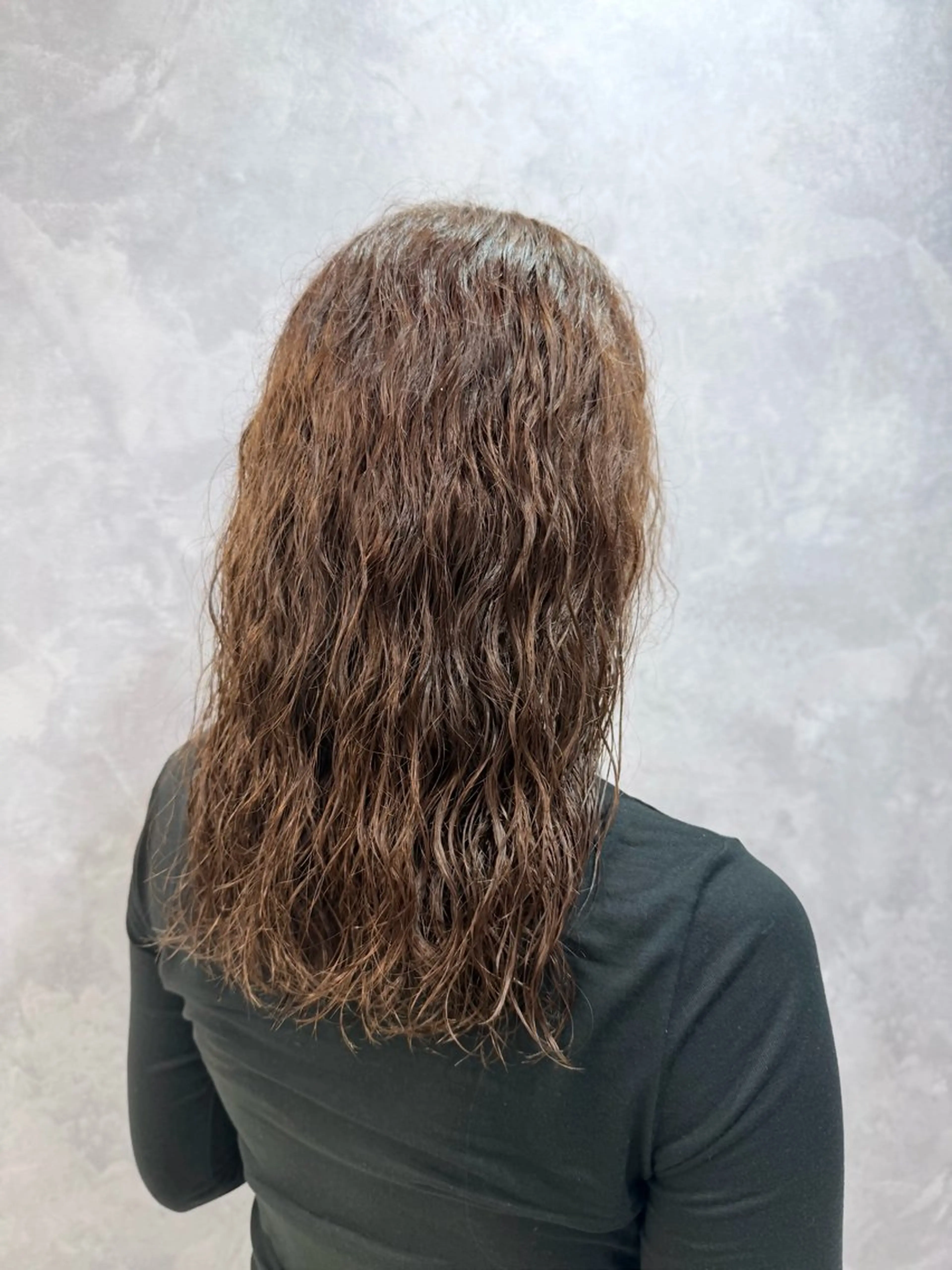 セミロング ヘアカラー トリートメント encount by mahalo 千葉所属・加賀文乃/ハイトーン /艶カラー/派手髪のヘアスタイル