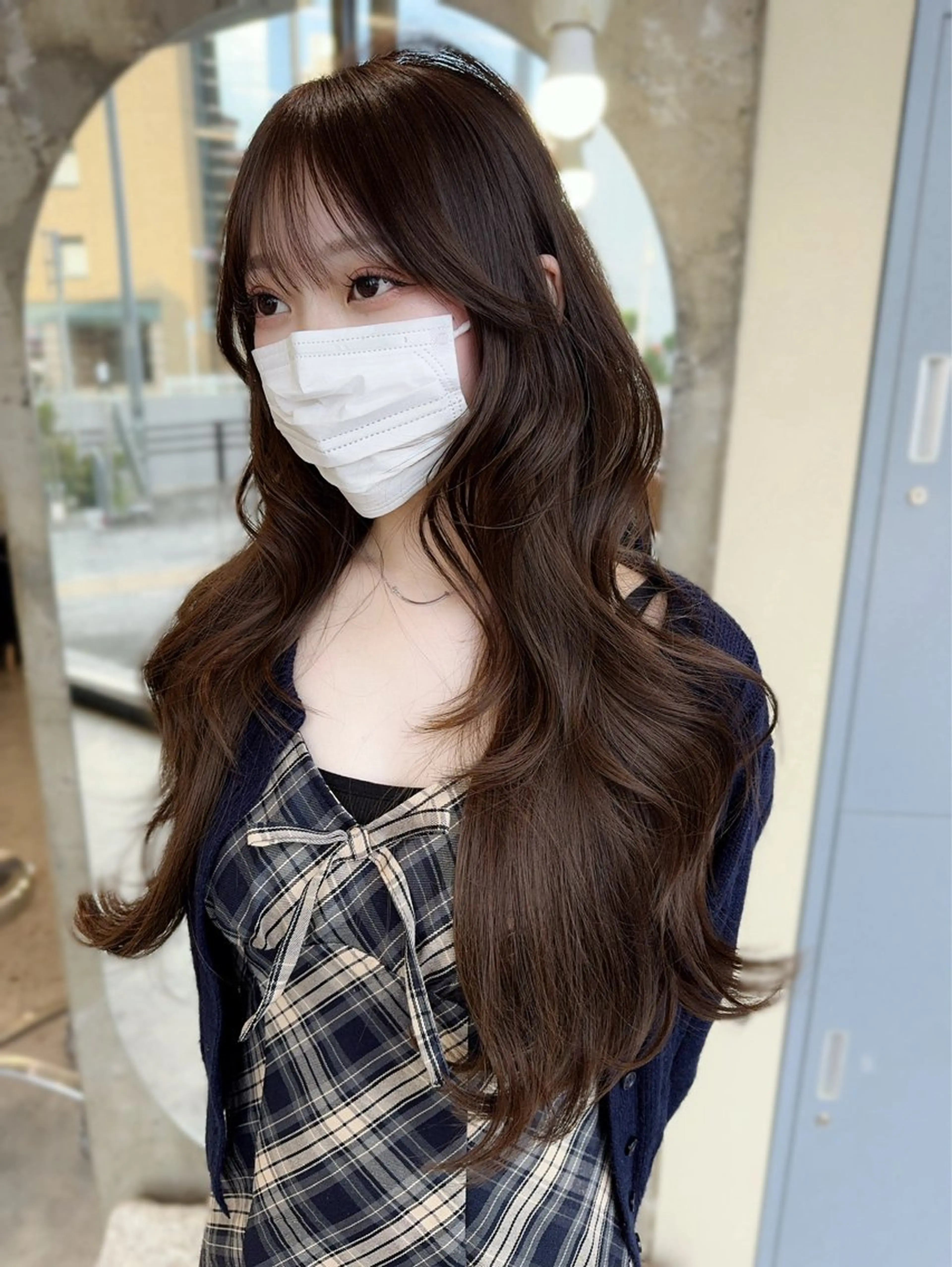 ロング カット ヘアカラー トリートメント 韓国ヘア/レイヤー カット/✨髪質改善のヘアスタイル