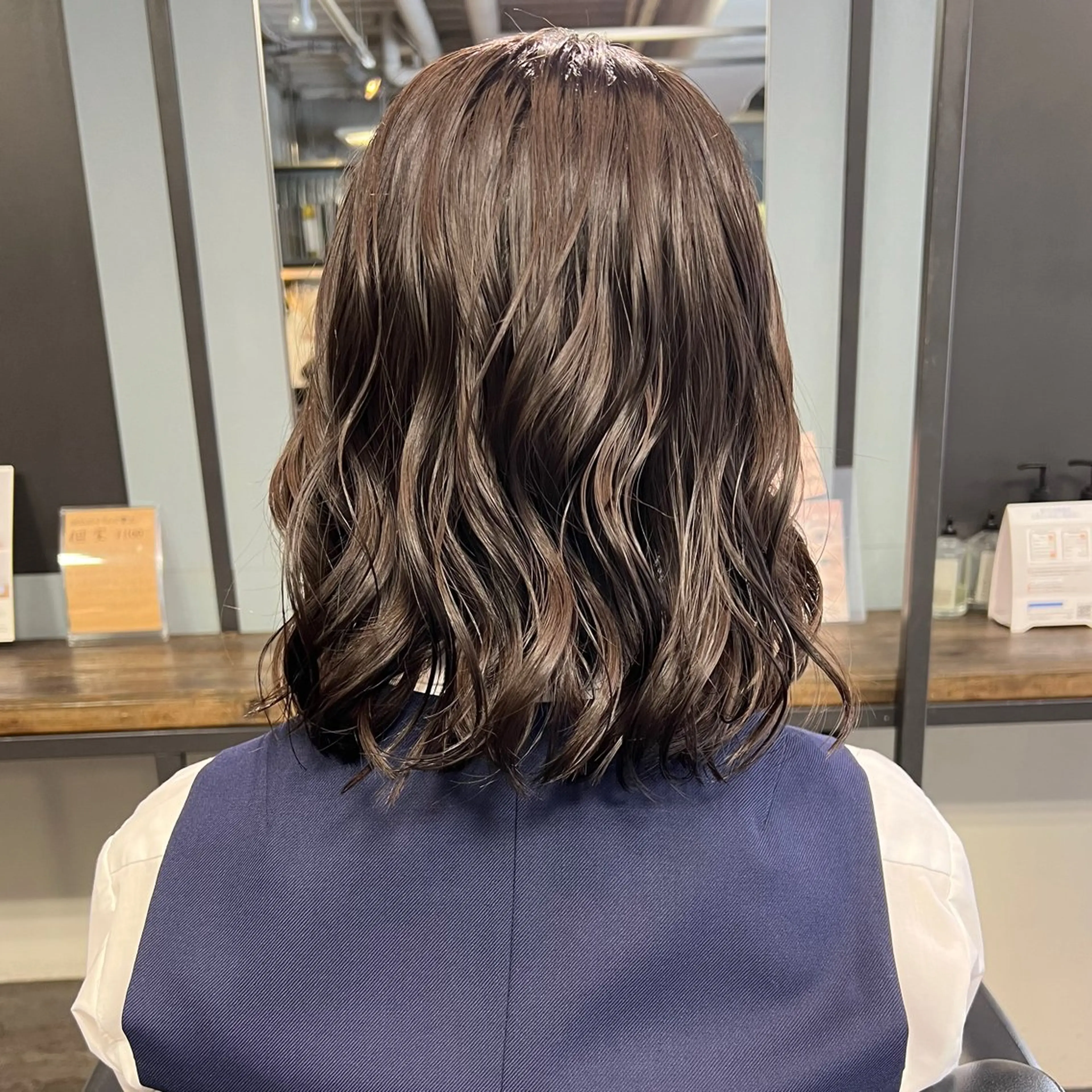 ミディアム カット 💘札幌クロスパーマ 髪質改善💘rinaのヘアスタイル