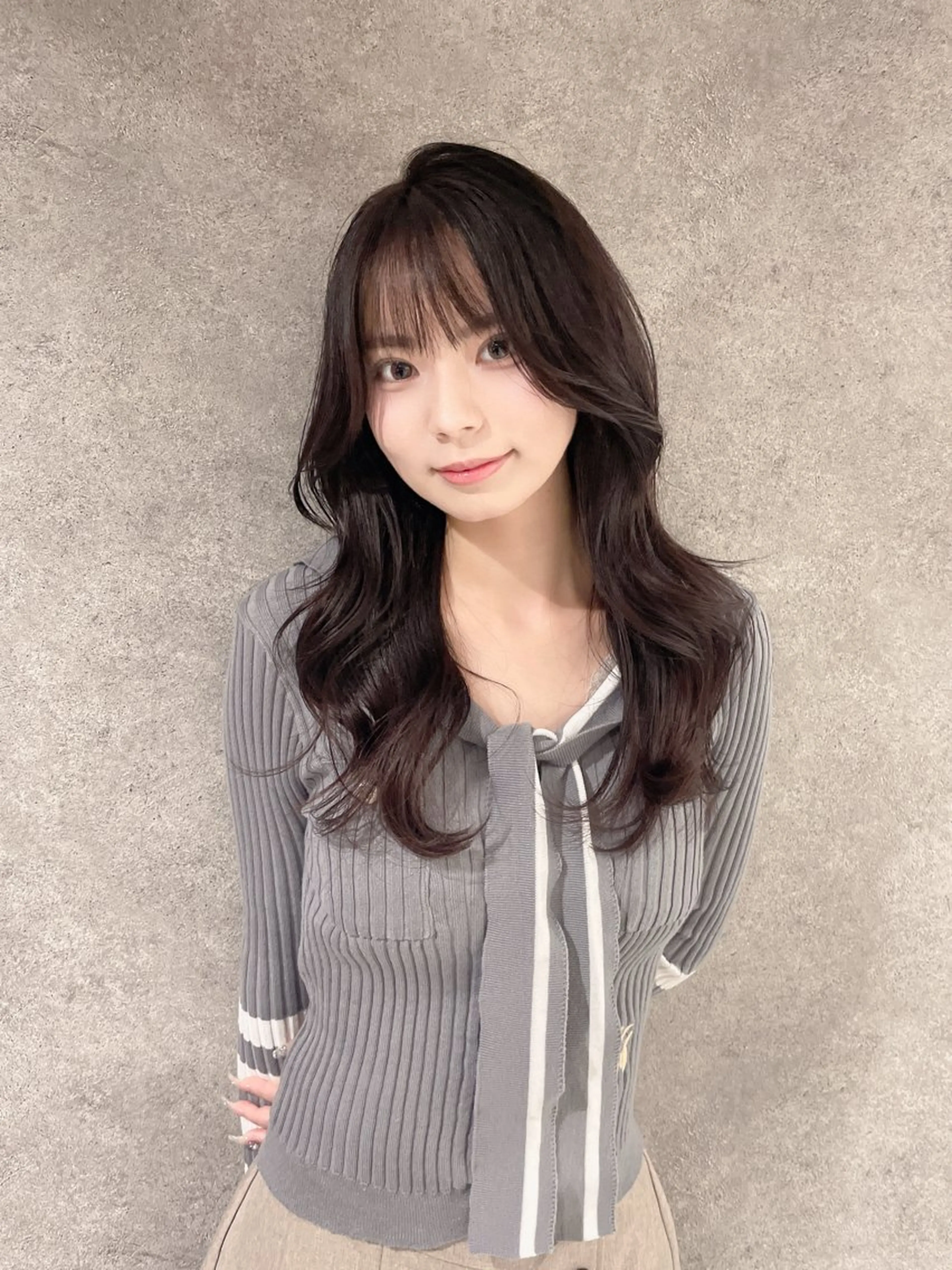 ロング カット ヘアカラー トリートメント 髪質改善縮毛矯正 ◽️河野泰貴のヘアスタイル