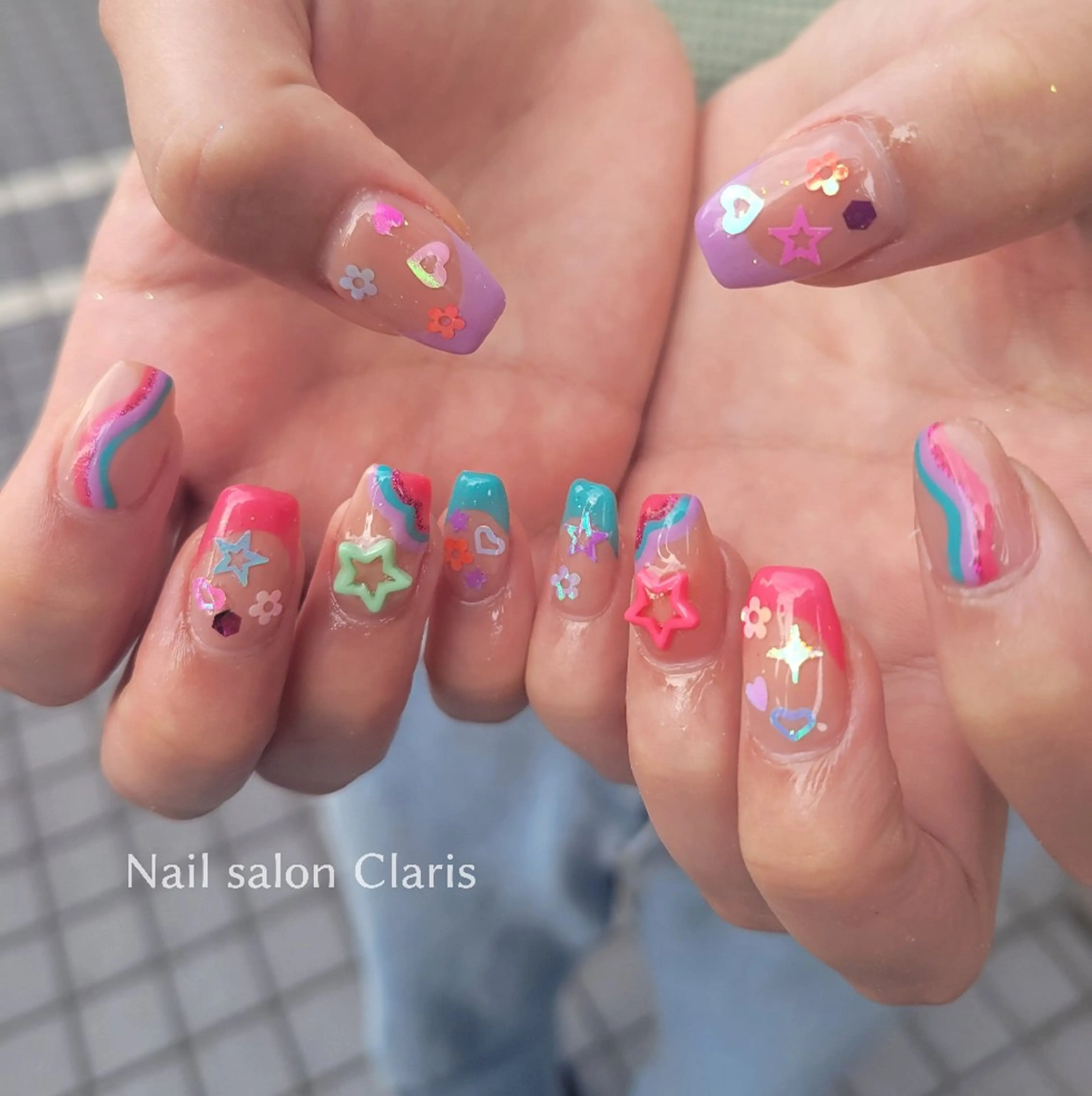 ネイル アートネイル Nailsalon Clarisのネイルデザイン