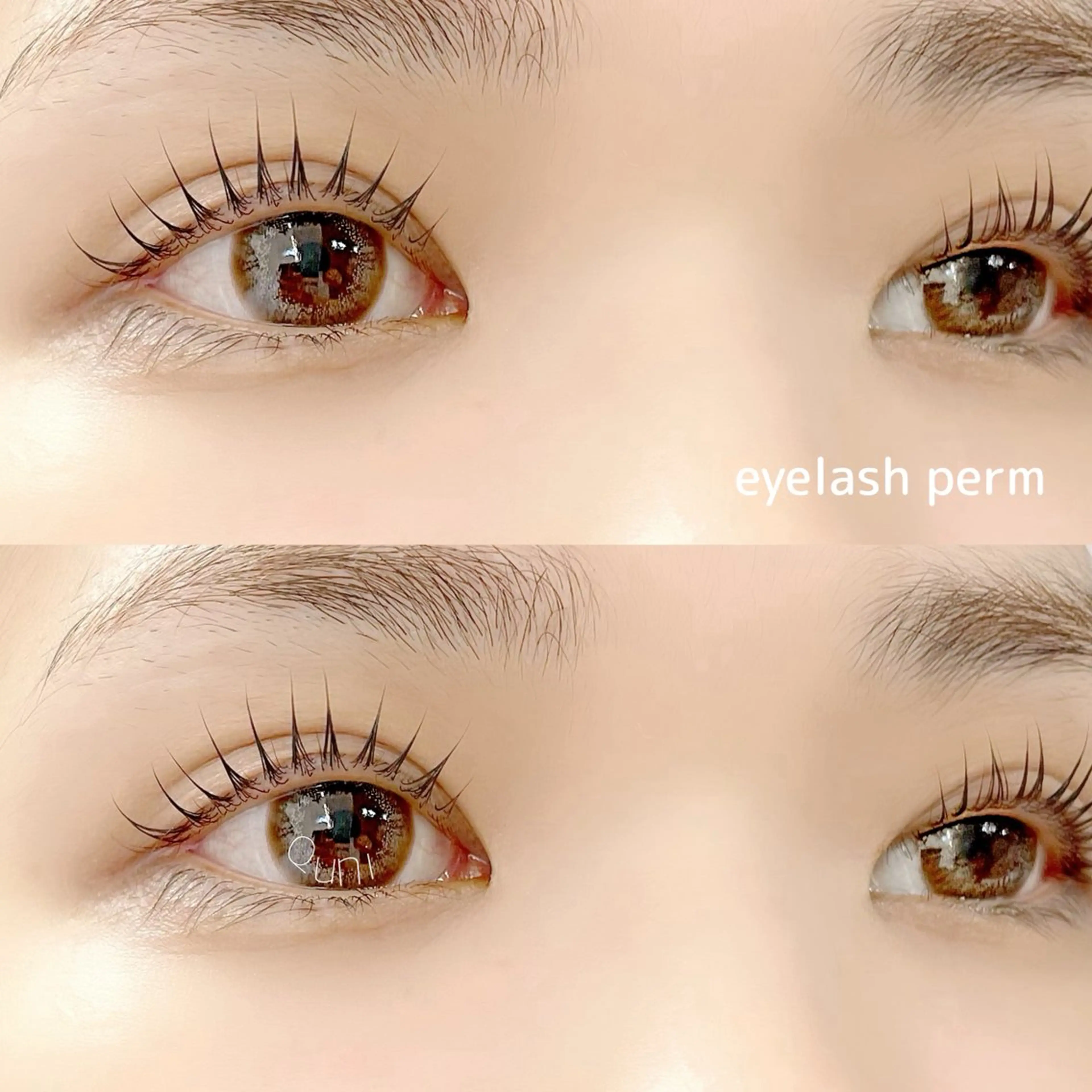 マツエク・マツパ Quni ☁️のマツエク・マツパデザイン