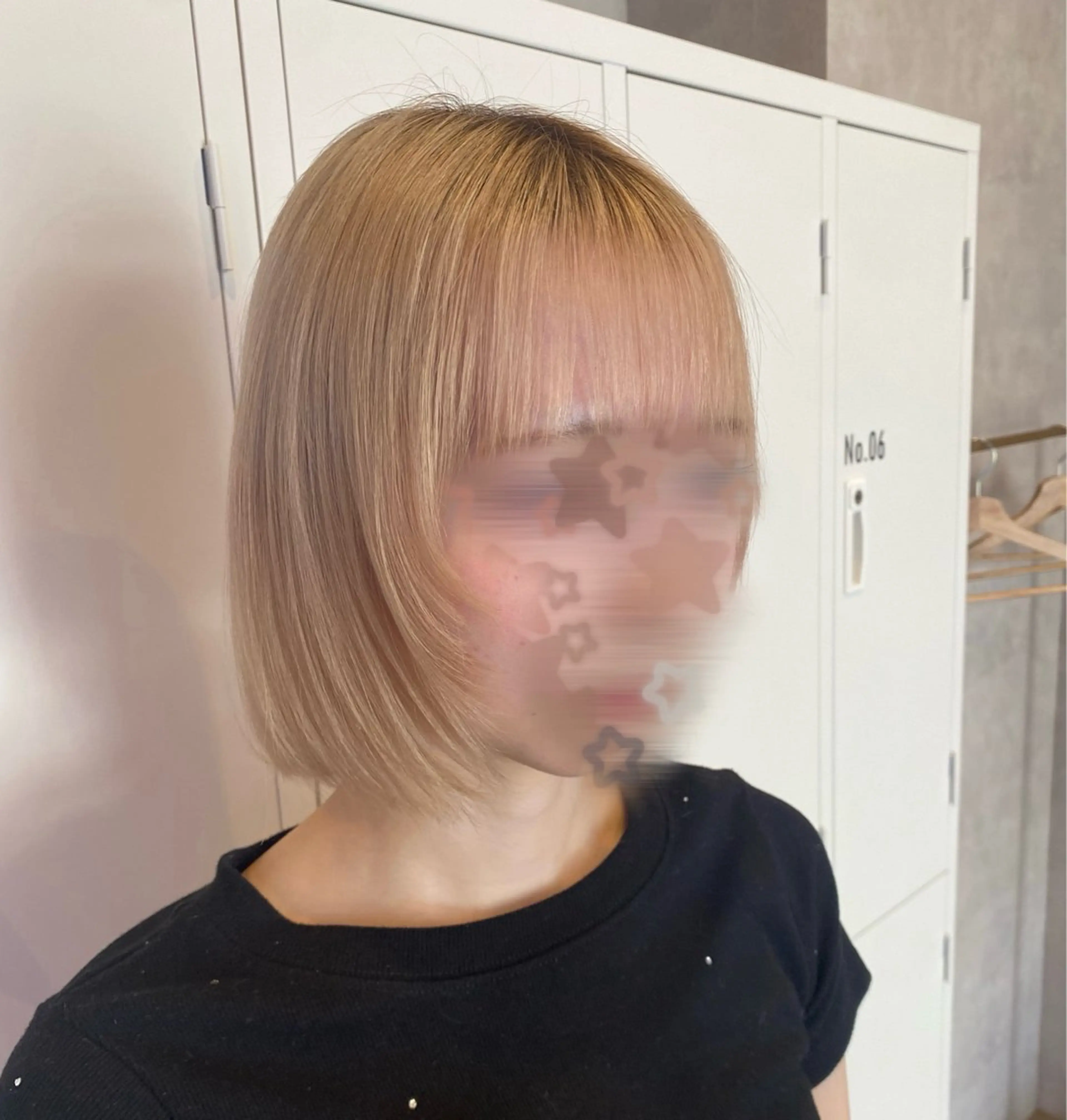 ショート ボブ レイヤーカット 吉田 恋々音のヘアスタイル