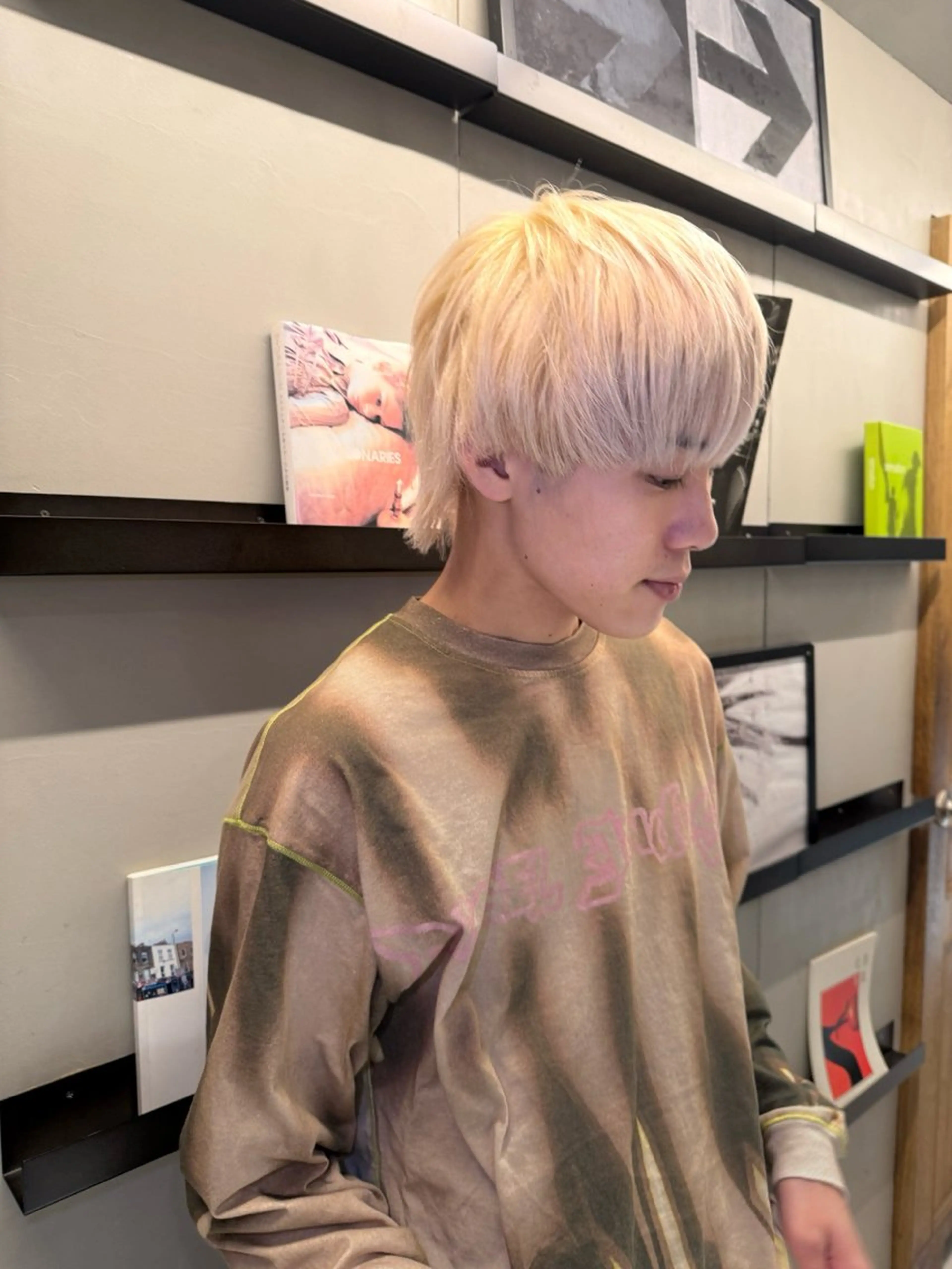 カラー メンズ ヘアカラー matsuri 🪽ボブカットのヘアスタイル