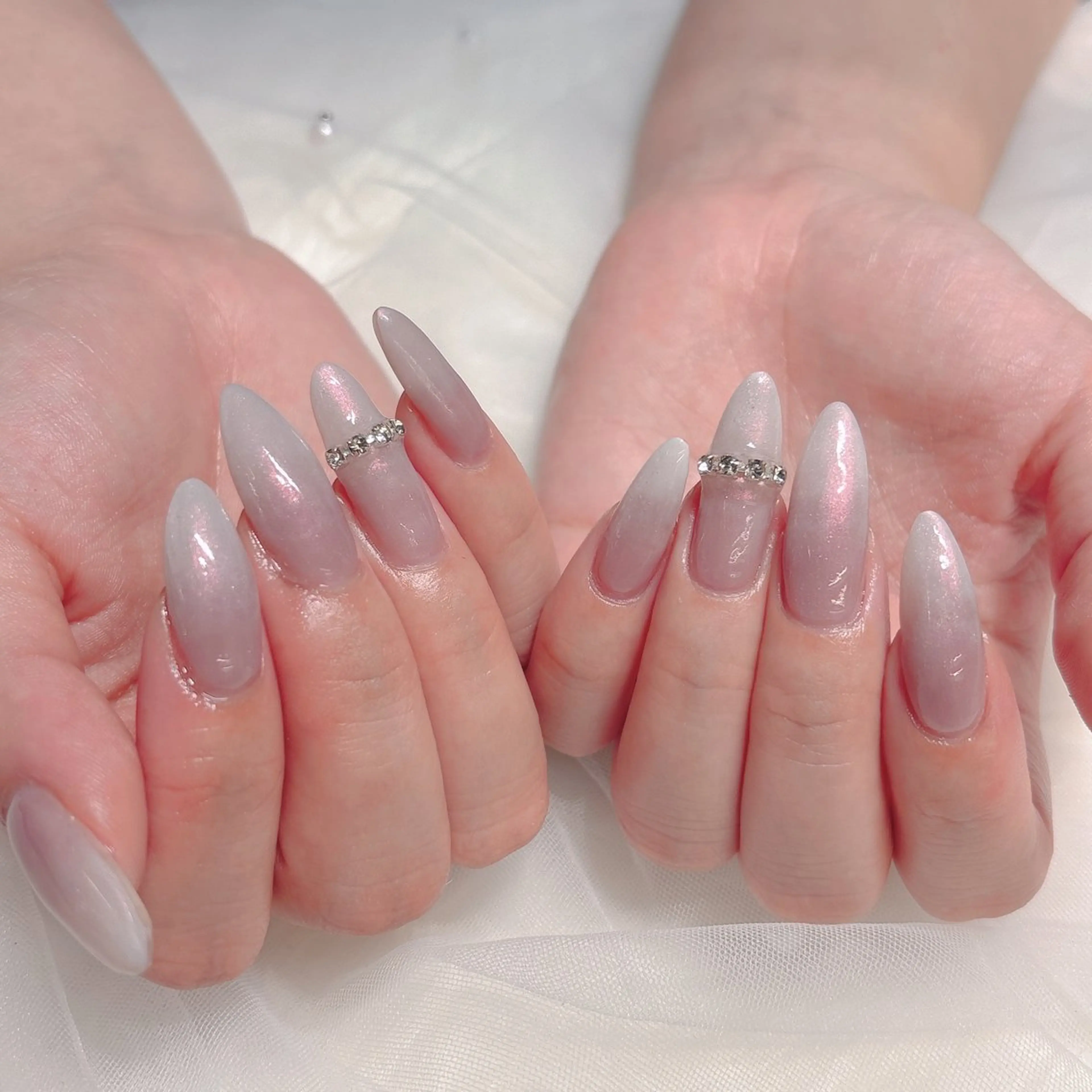 ネイル フットネイル ジェルネイル マグネットネイル パラジェル 一之瀬 柚季のネイルデザイン