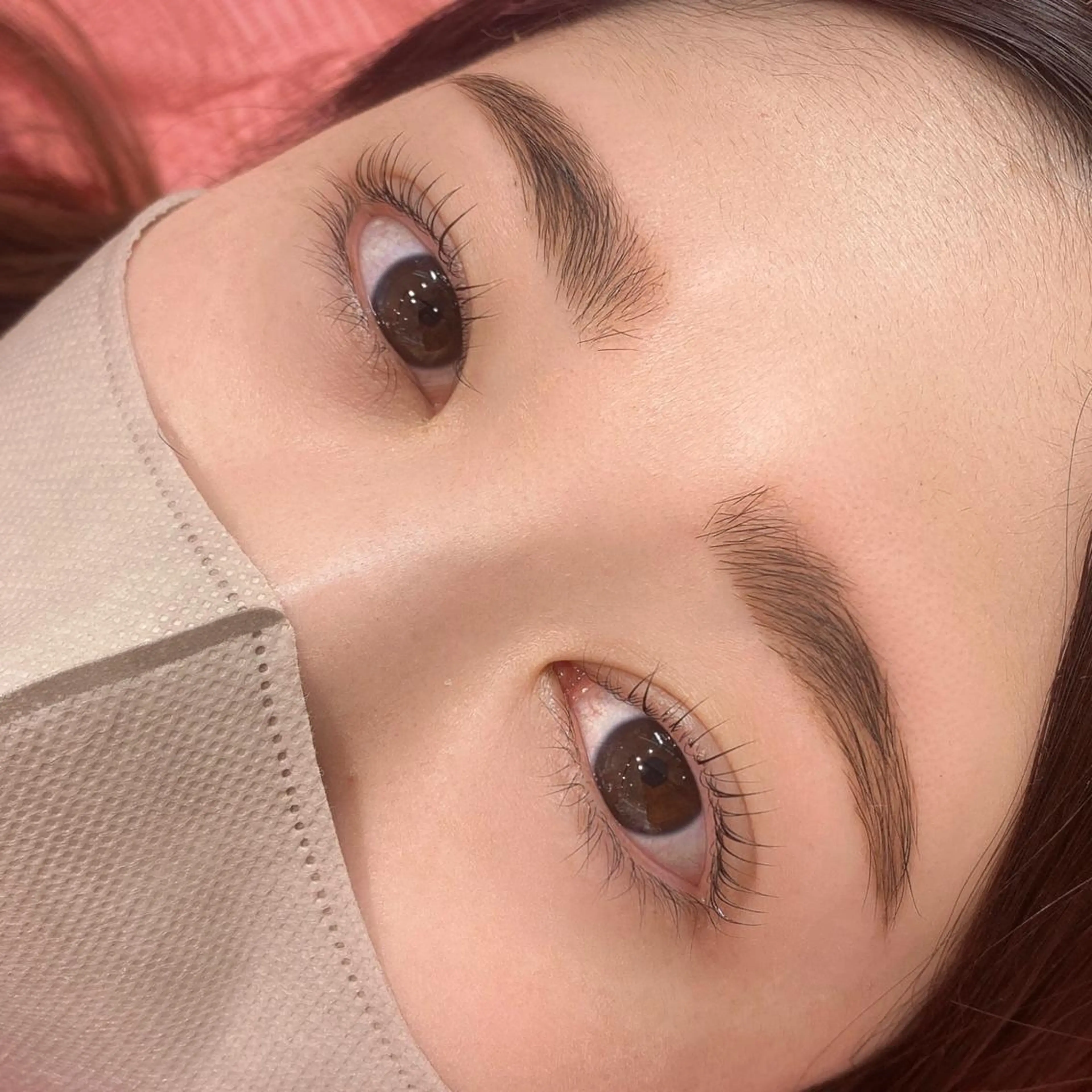 アイブロウwax『make up仕上げ付き✨️』練習モデルの写真