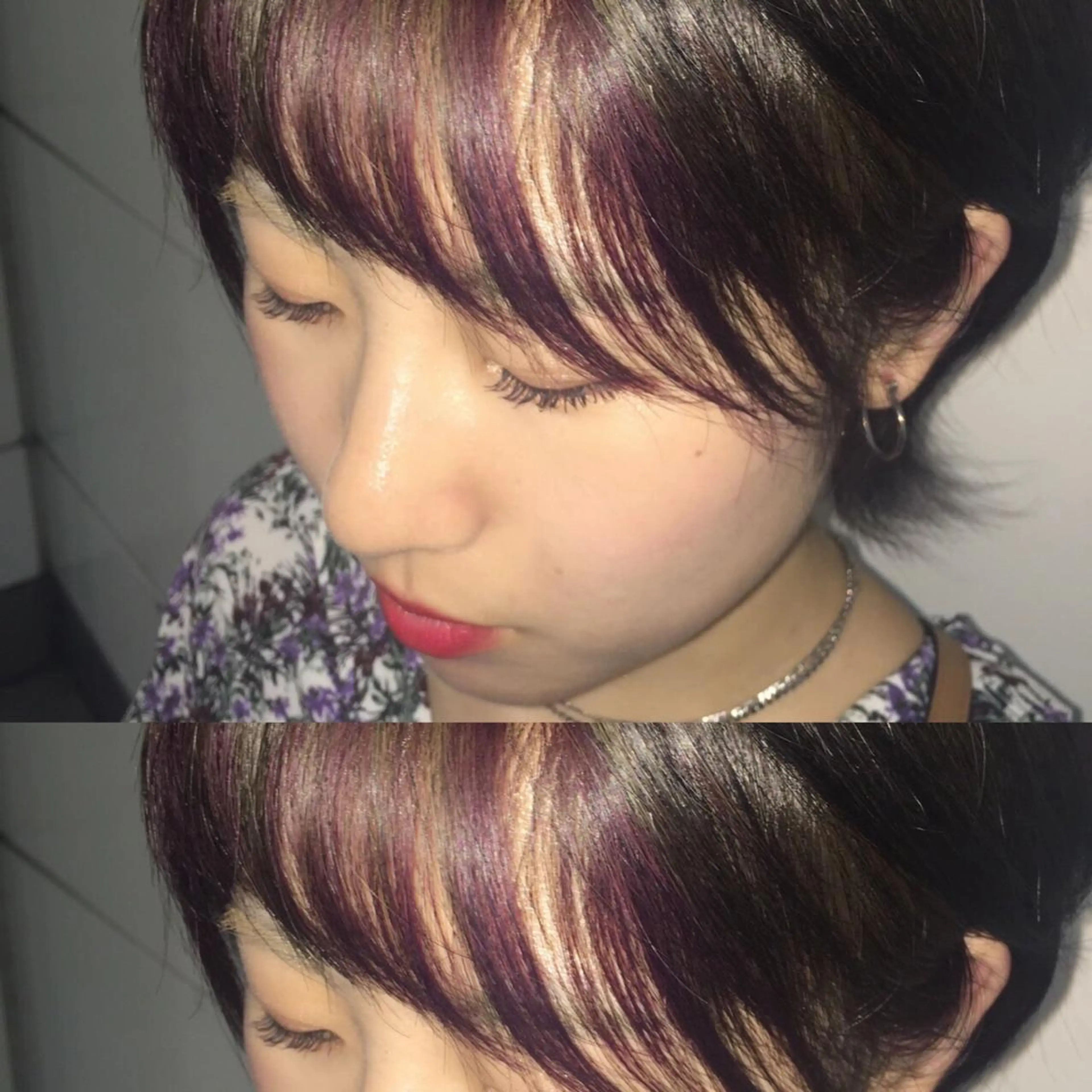 ショート カラー ヘアアレンジ ブリーチ インナーカラー 高橋胡桃🪽 ディレクターのヘアスタイル