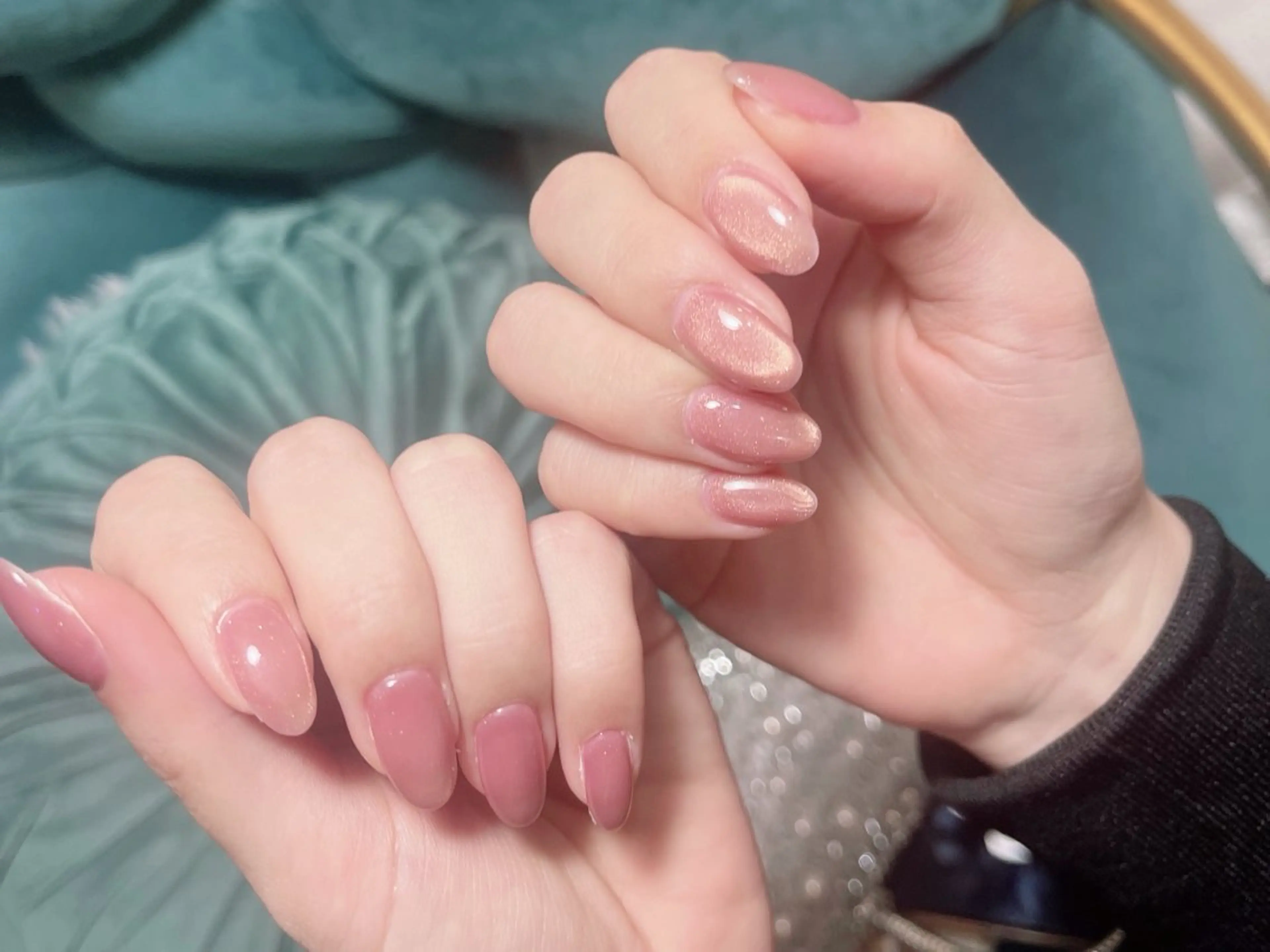 ネイル マグネットネイル マグネットワンカラー ワンカラーネイル ワンホン/韓国 nail 大阪アメ村のネイルデザイン