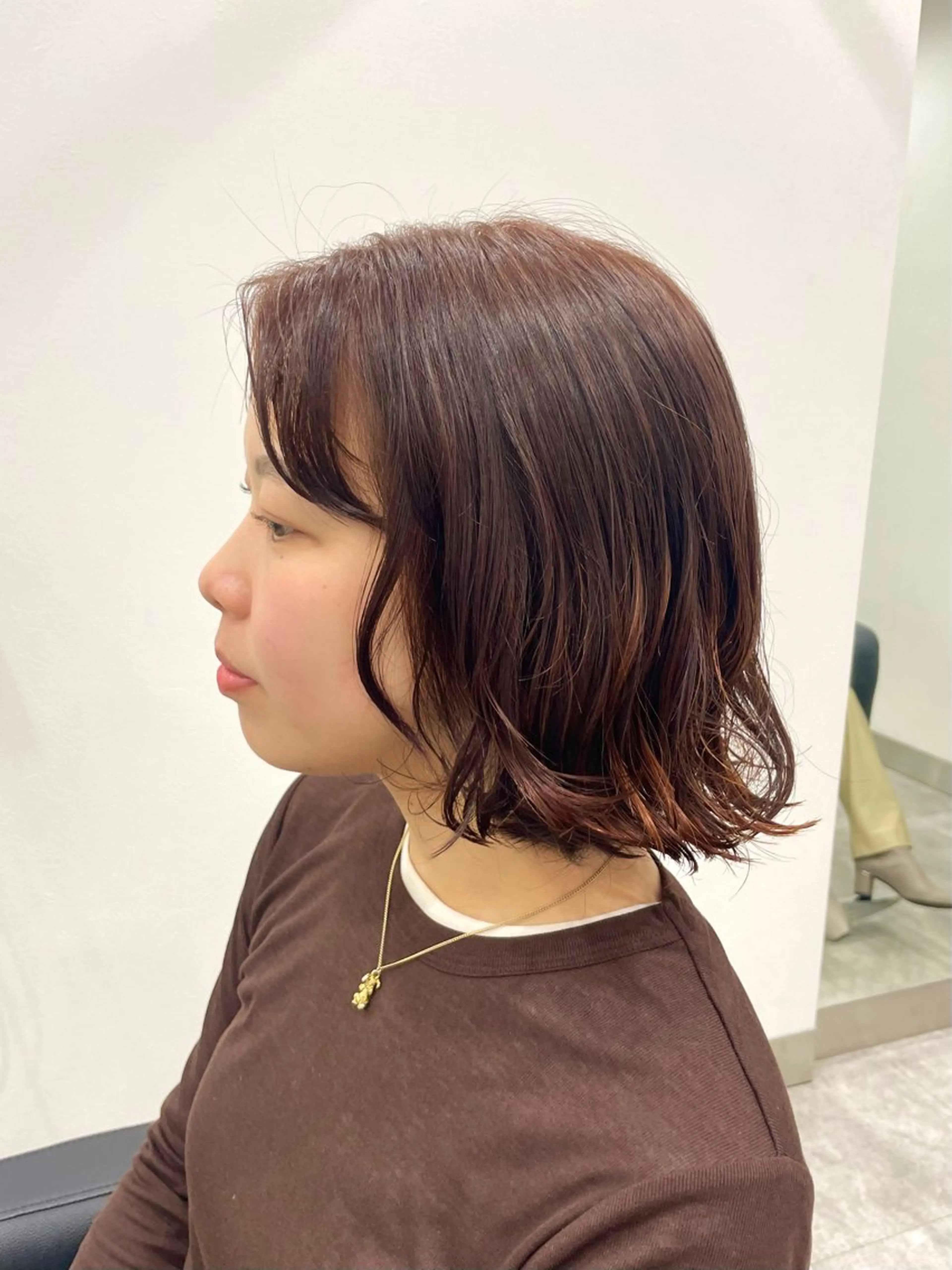 ショート カラー ブラウンカラー オレンジ オレンジブラウン ヘアカラー ⭐トレンドカット&カ ラーCocoro🪿のヘアスタイル