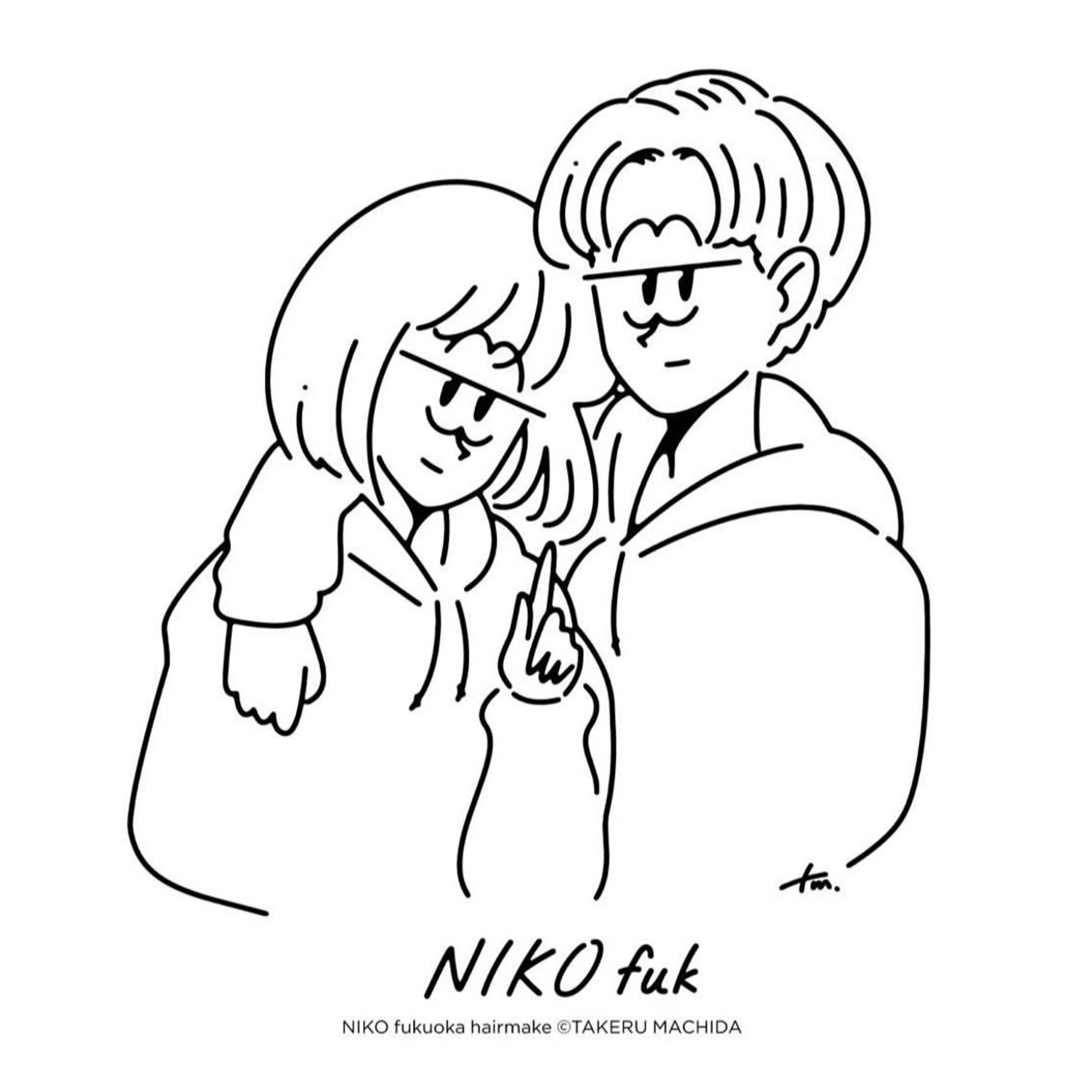 カラー MARU パーマ/レイヤーのヘアスタイル