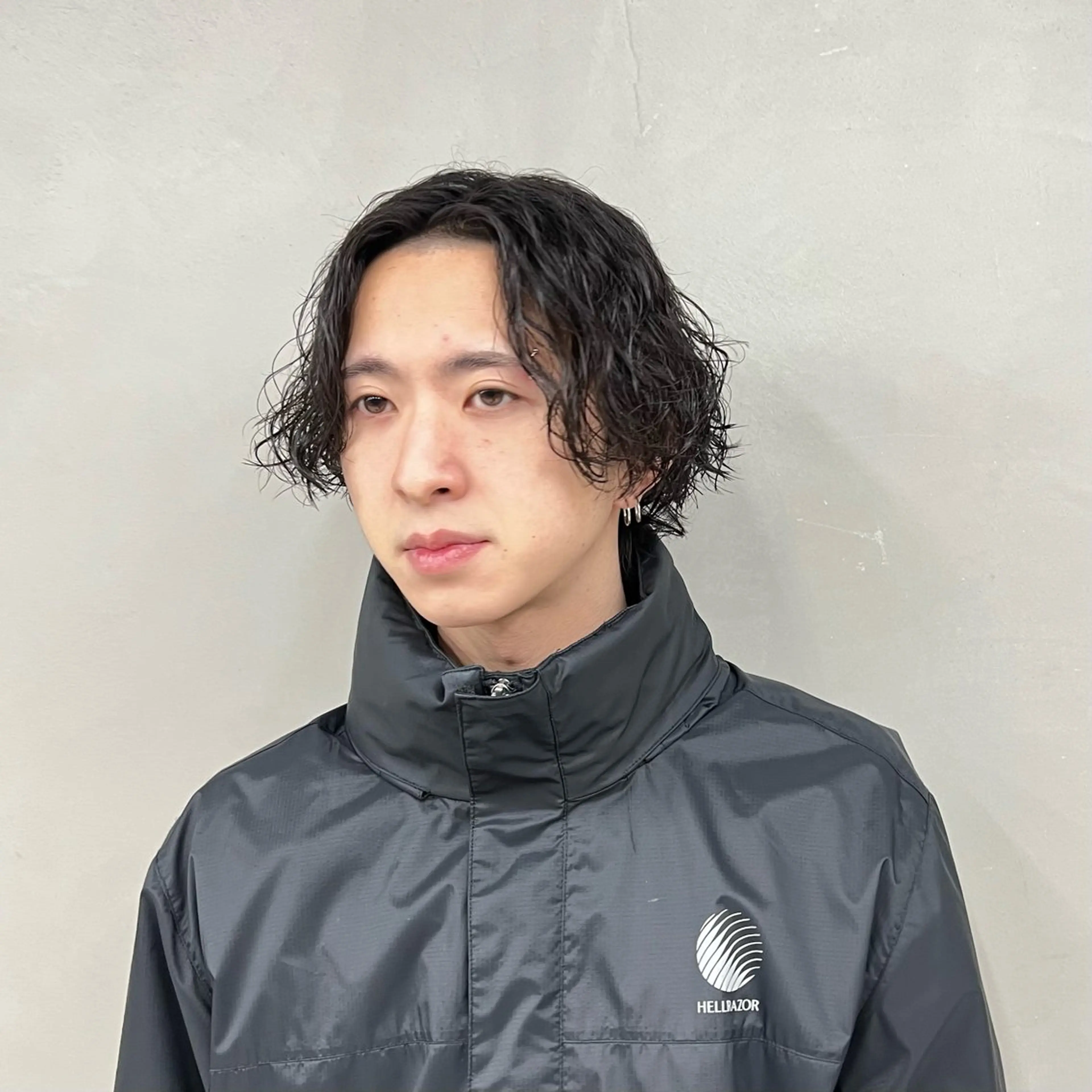 ショート パーマ メンズ カット パーマ メンズパーマ/波巻き 新潟/万代/夏芽🎀のヘアスタイル