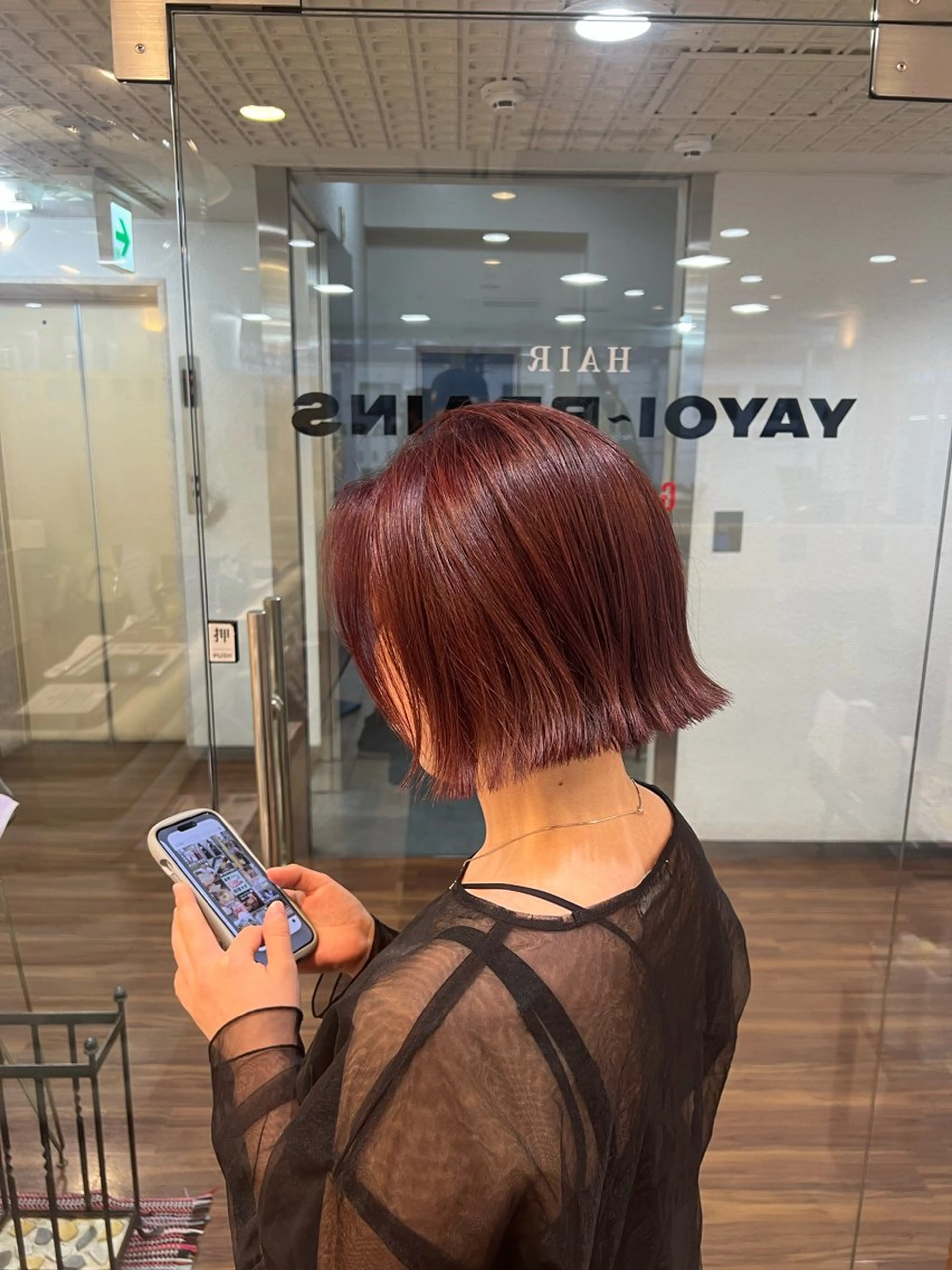 ショート カラー モデル募集◆堀江 海里◆桂駅1分のヘアスタイル