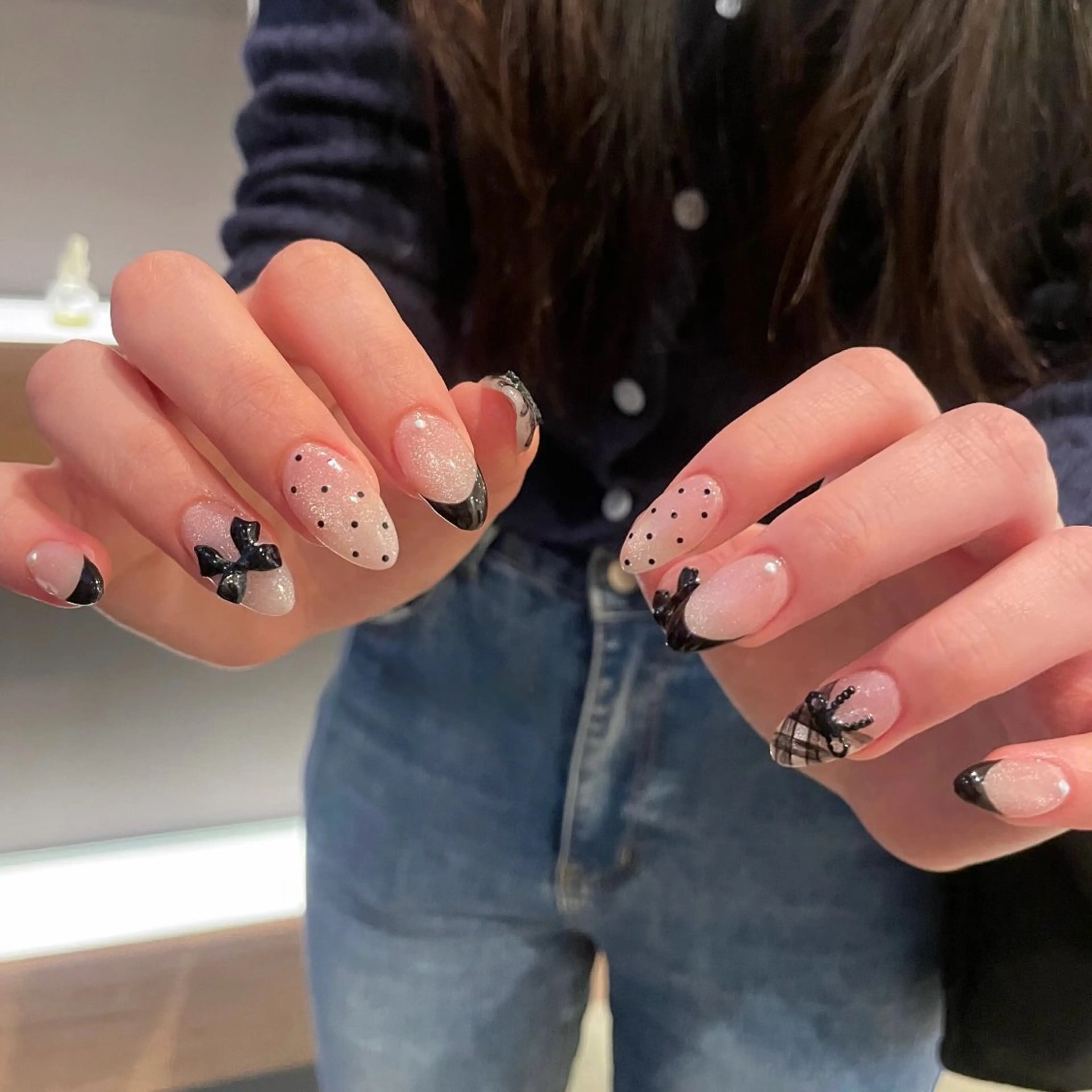 ネイル ハンドネイル Nail salon coffret あべの店所属・coffret. smpyのネイルデザイン