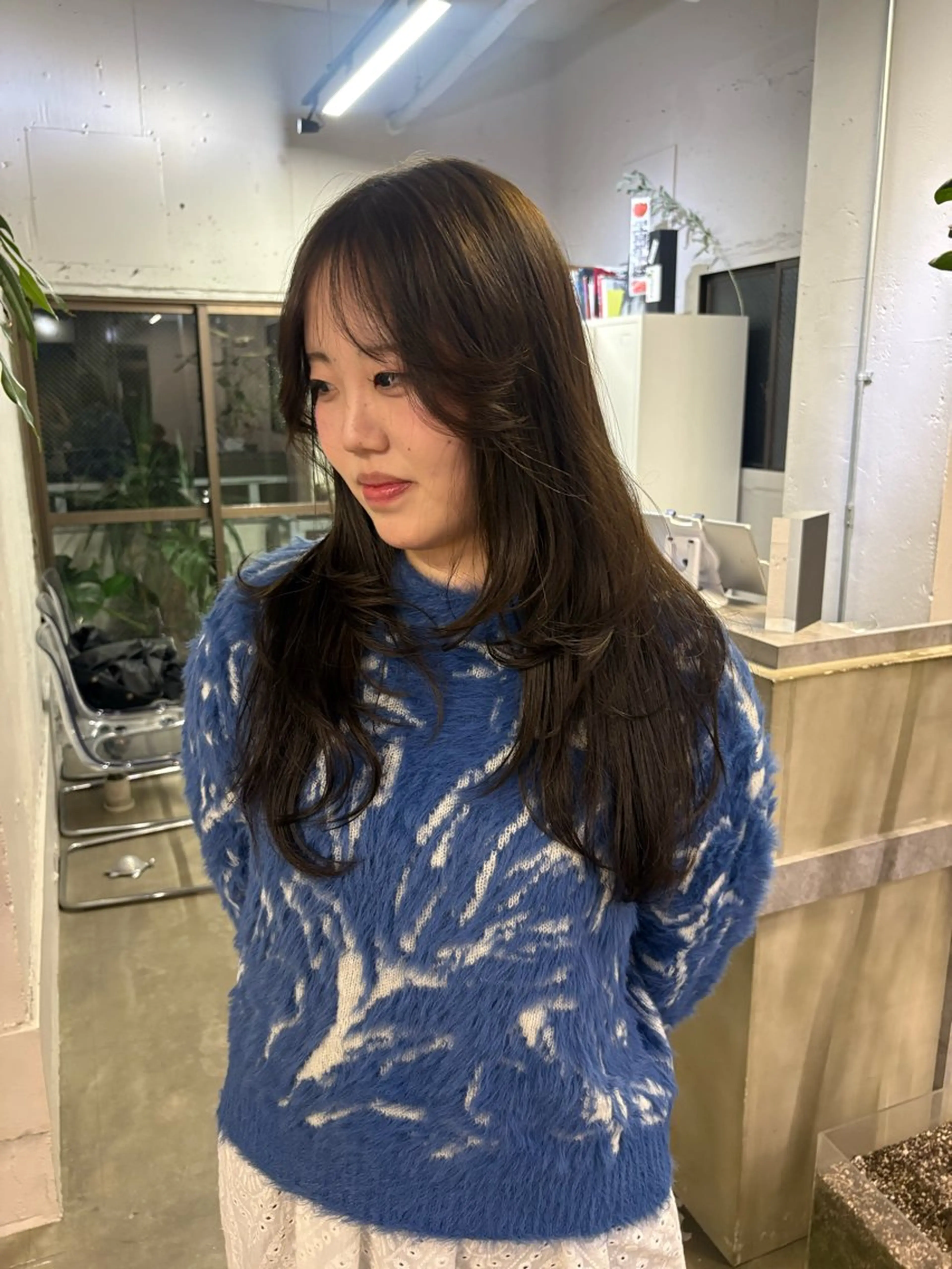 ロング カラー ハイトーン レイヤー🎀meiのヘアスタイル