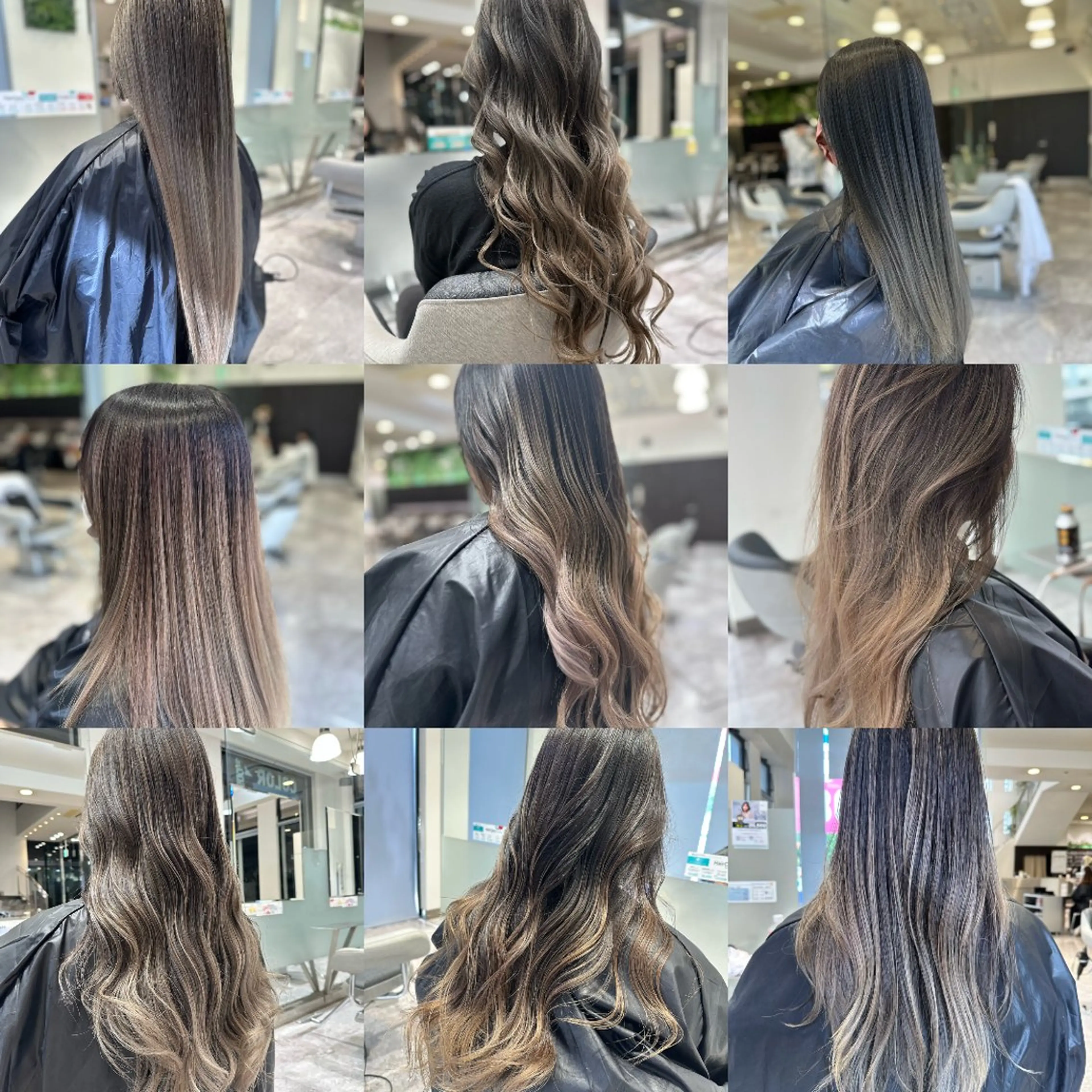 カラー バレイヤージュ 飯澤 淳基のヘアスタイル