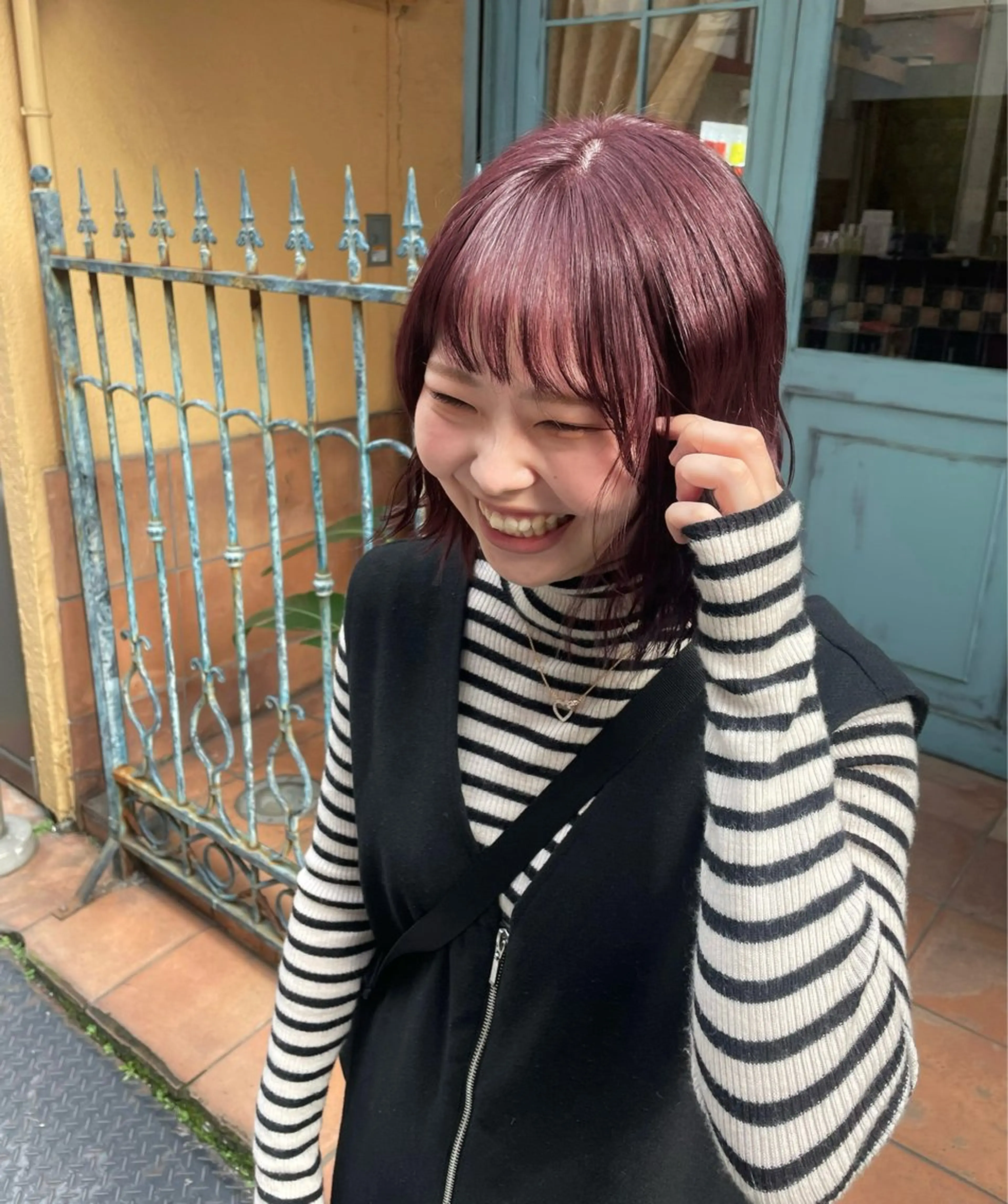 カラー 聖羅/ワンホンヘア /艶カラーのヘアスタイル
