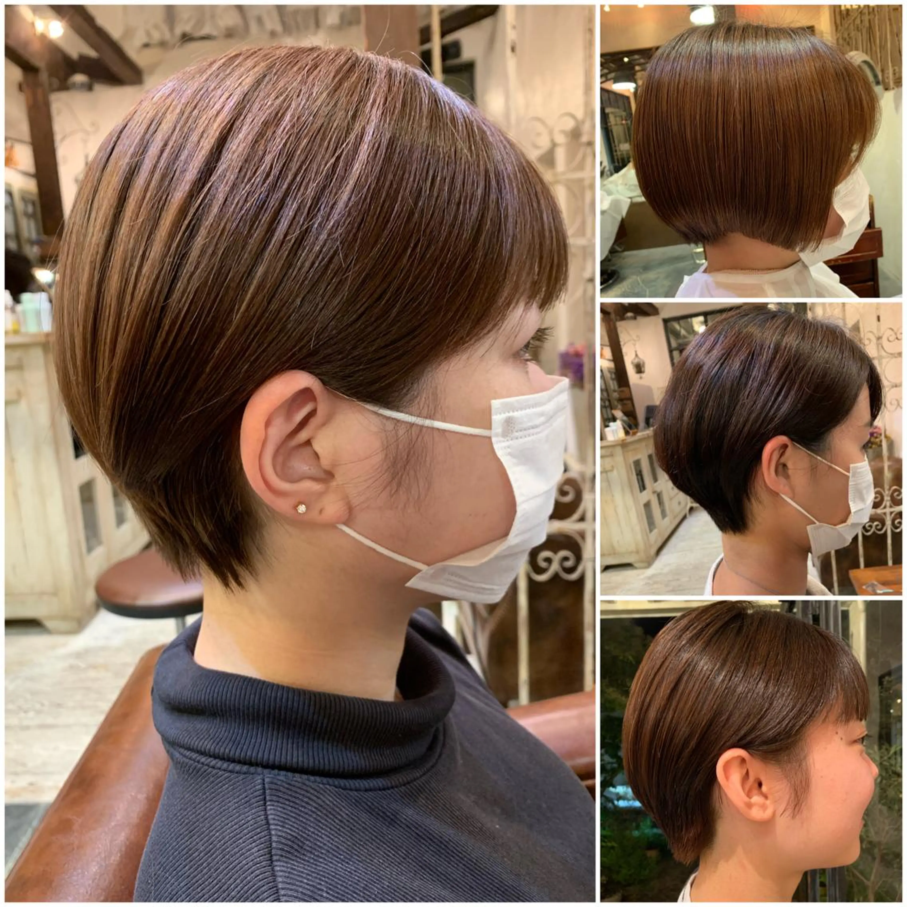 ショート メンズ/パーマ /レディース髪質改善のヘアスタイル