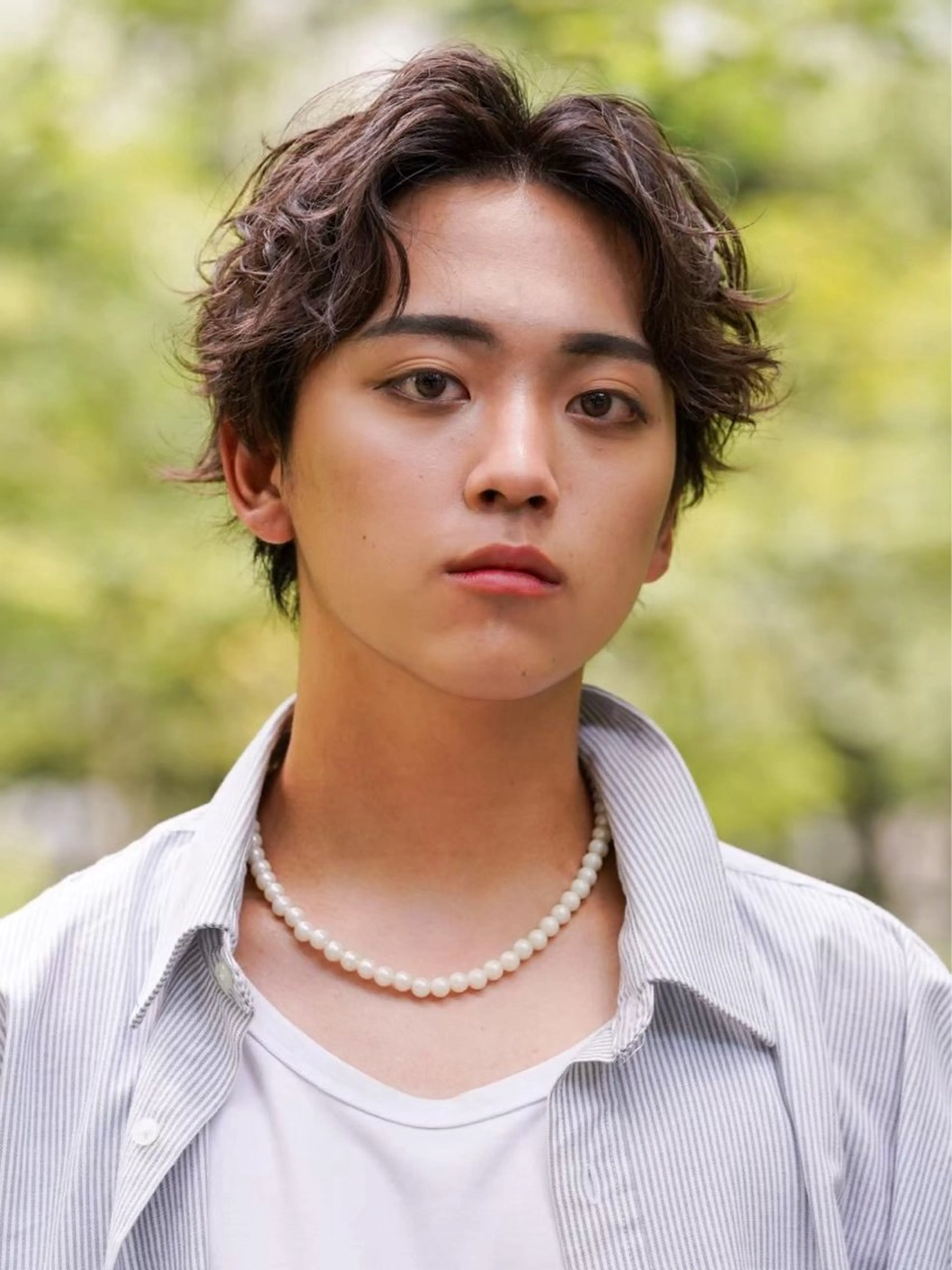 パーマ 経田 偉央のヘアスタイル