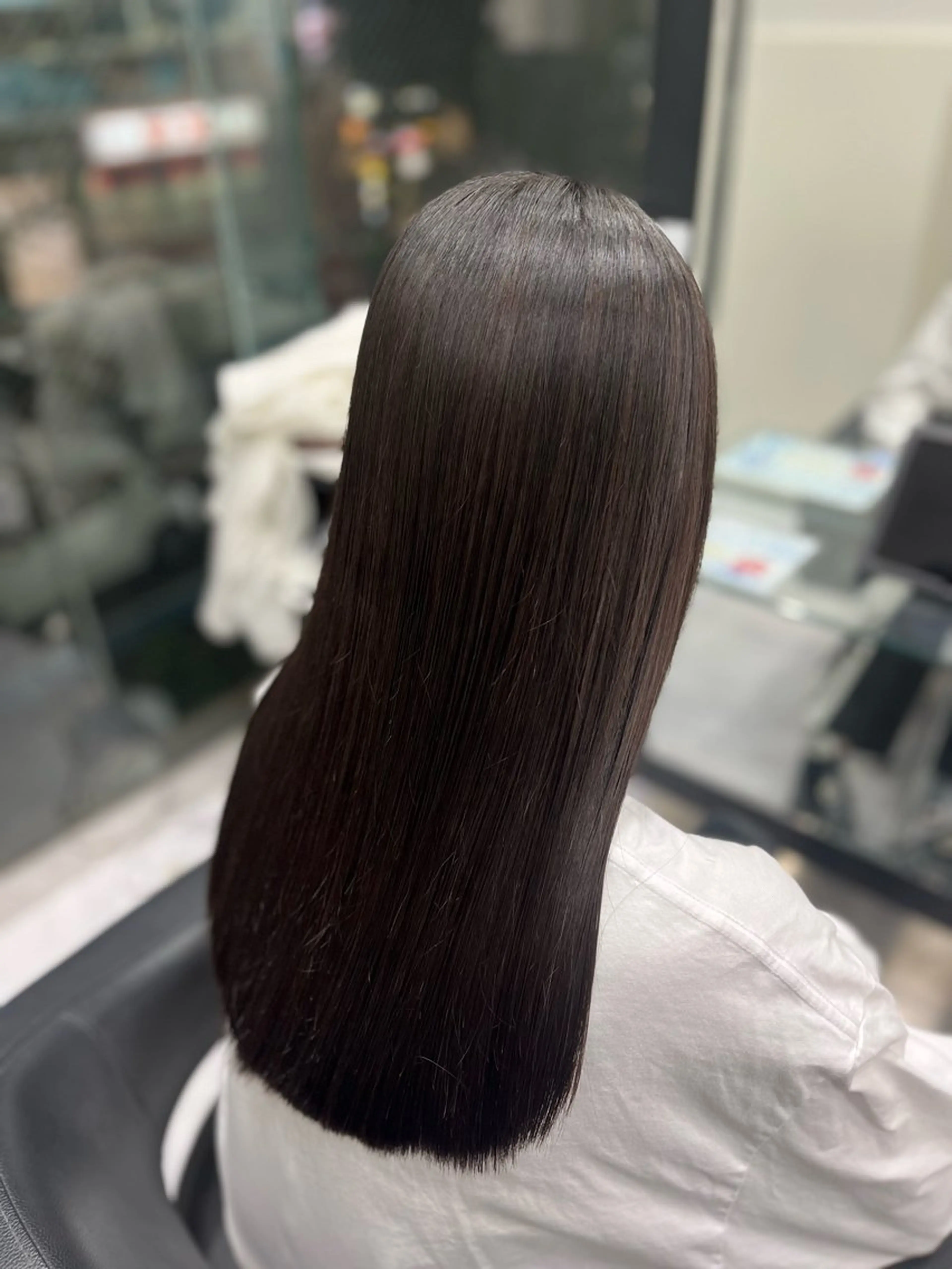 ロング ☘️上村 ☘️髪質 改善/透明感カラーのヘアスタイル