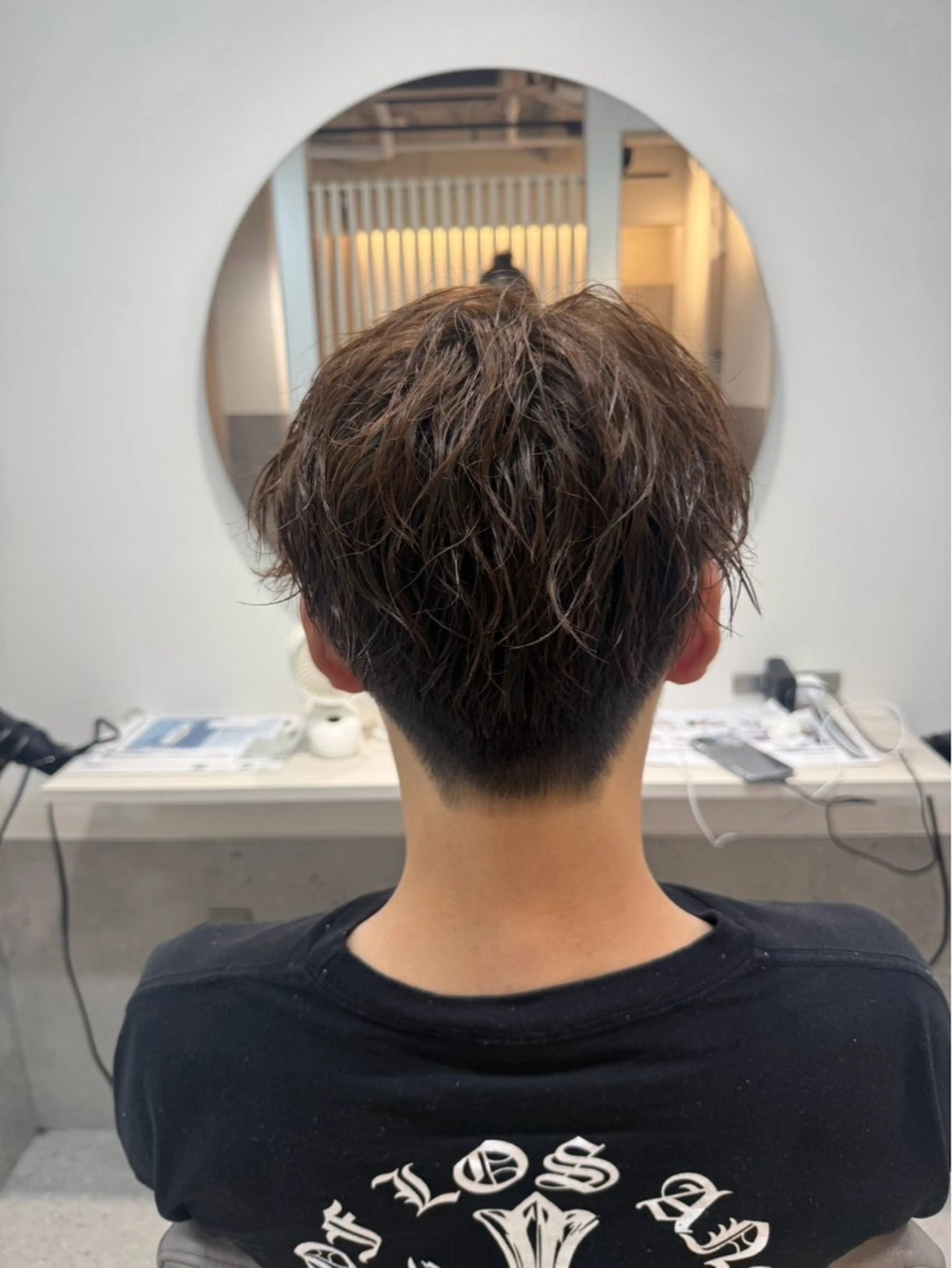 メンズ メンズパーマ ere hair salonのヘアスタイル