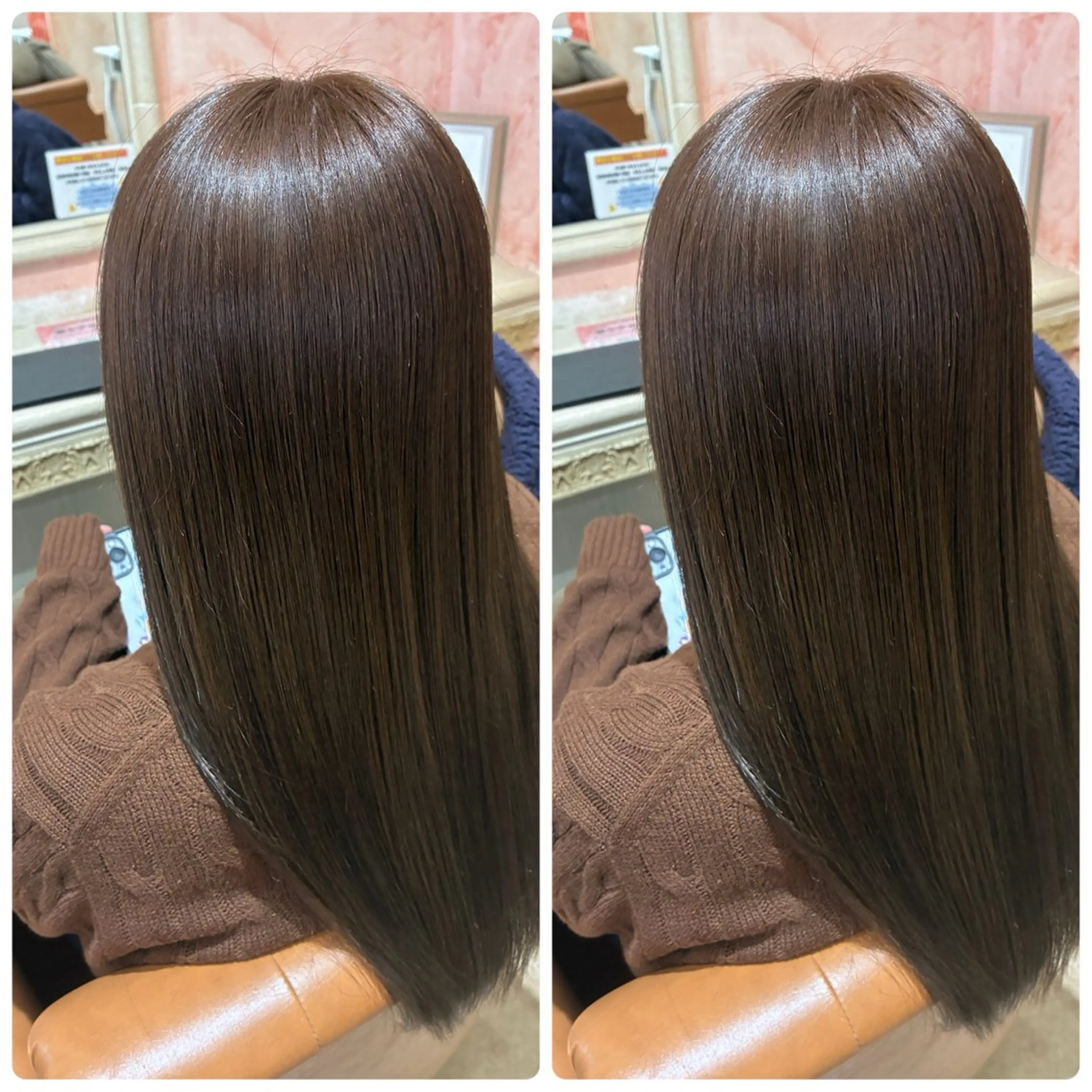 ロング ヘアカラー おおやま たくみのヘアスタイル