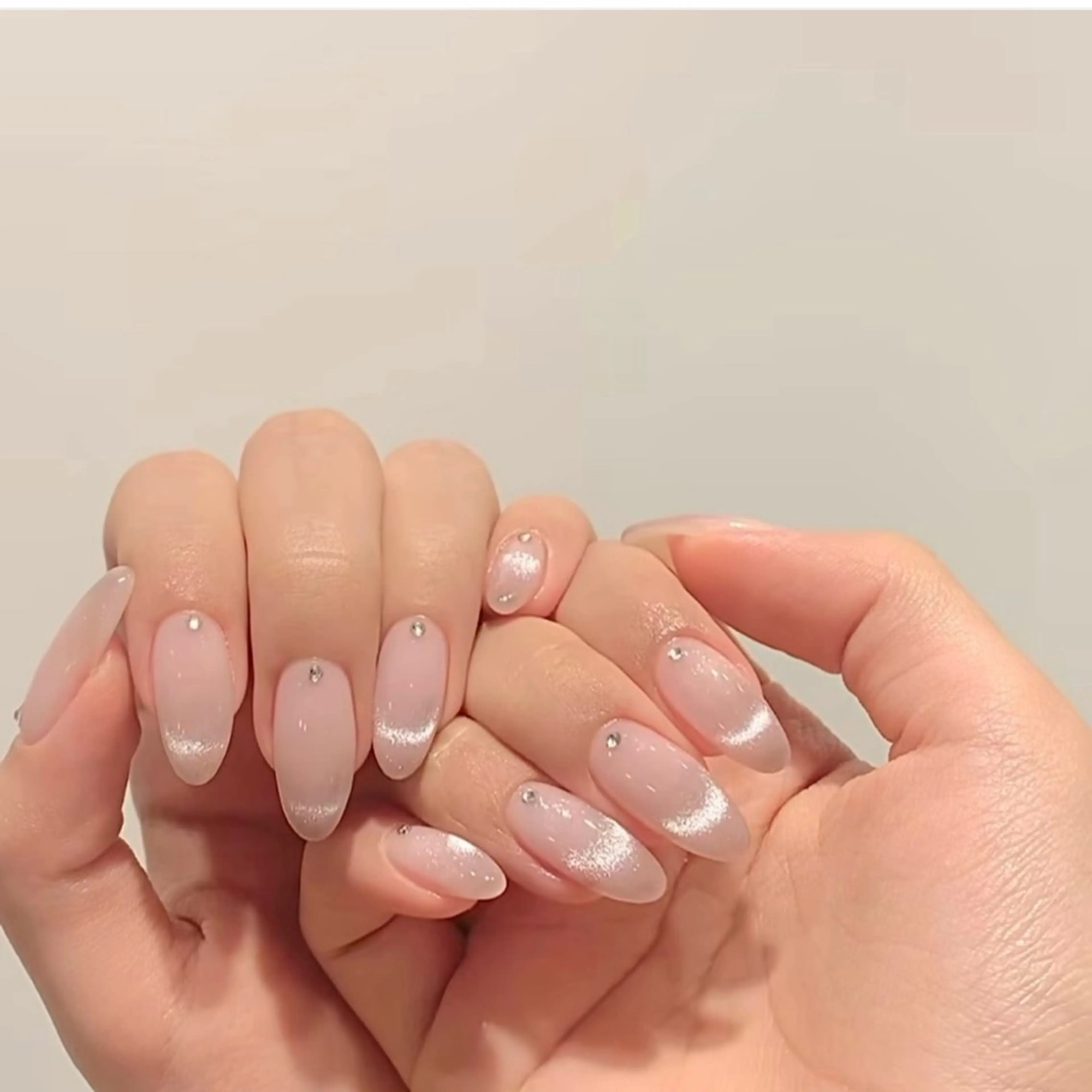 ネイル アートネイル フレンチネイル ジェルネイル グラデーション 韓国ネイル ハンドネイル Akina Nailのネイルデザイン