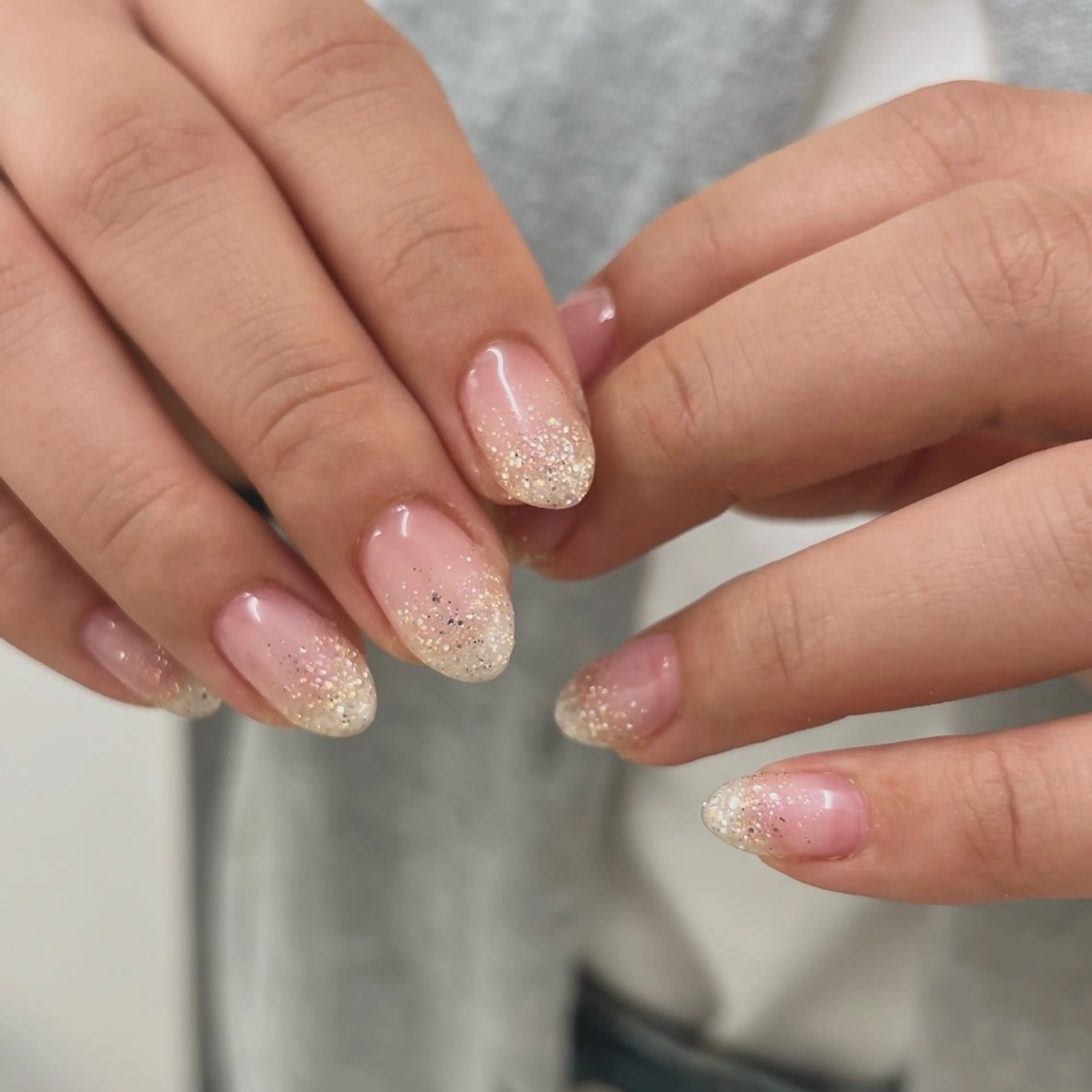ネイル グラデーション ラメ(グリッター) ラメグラデーション filonnail hinaのネイルデザイン