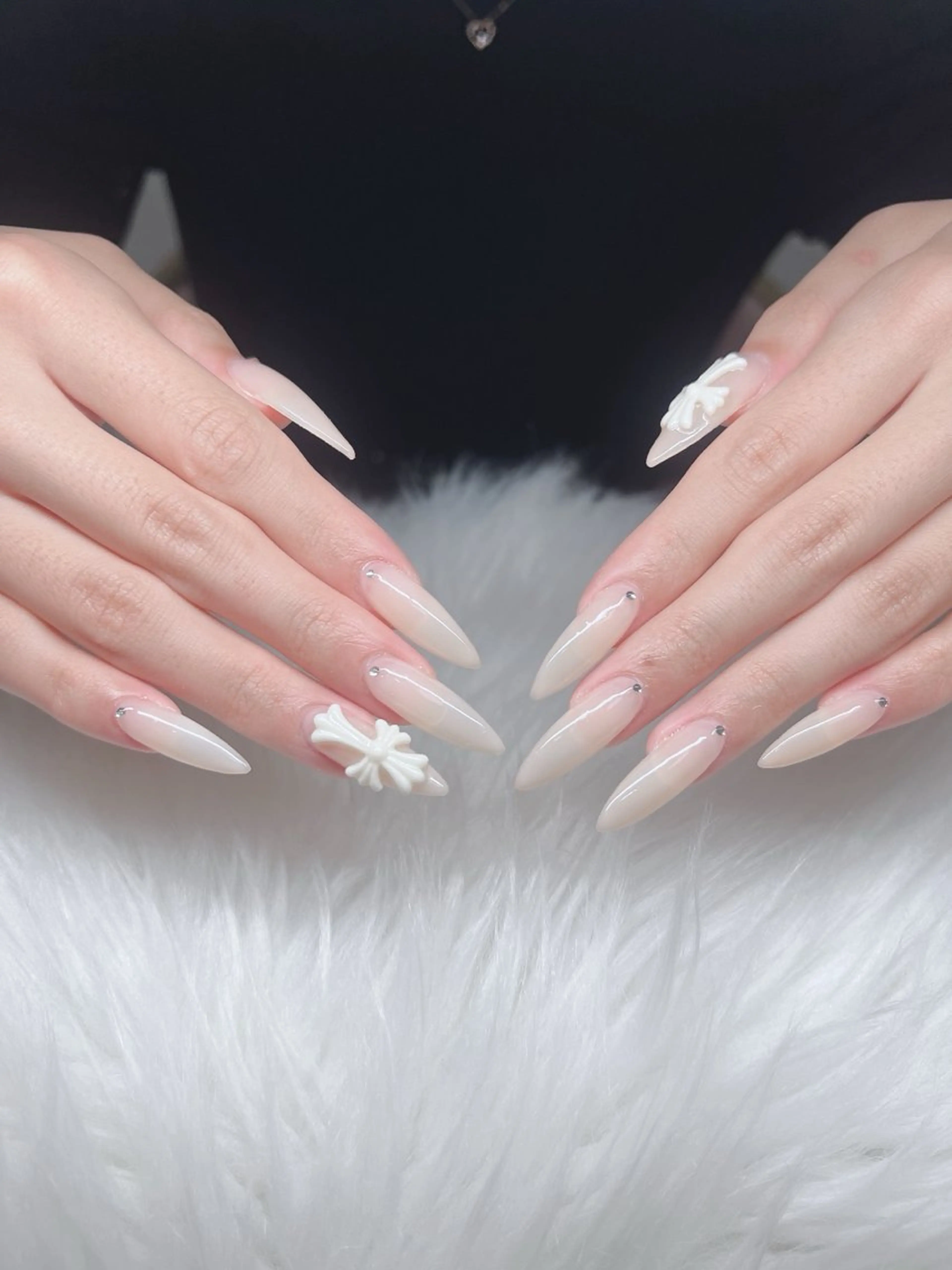 ネイル ハンドネイル Lee Nails チップ長さだし専門店のネイルデザイン