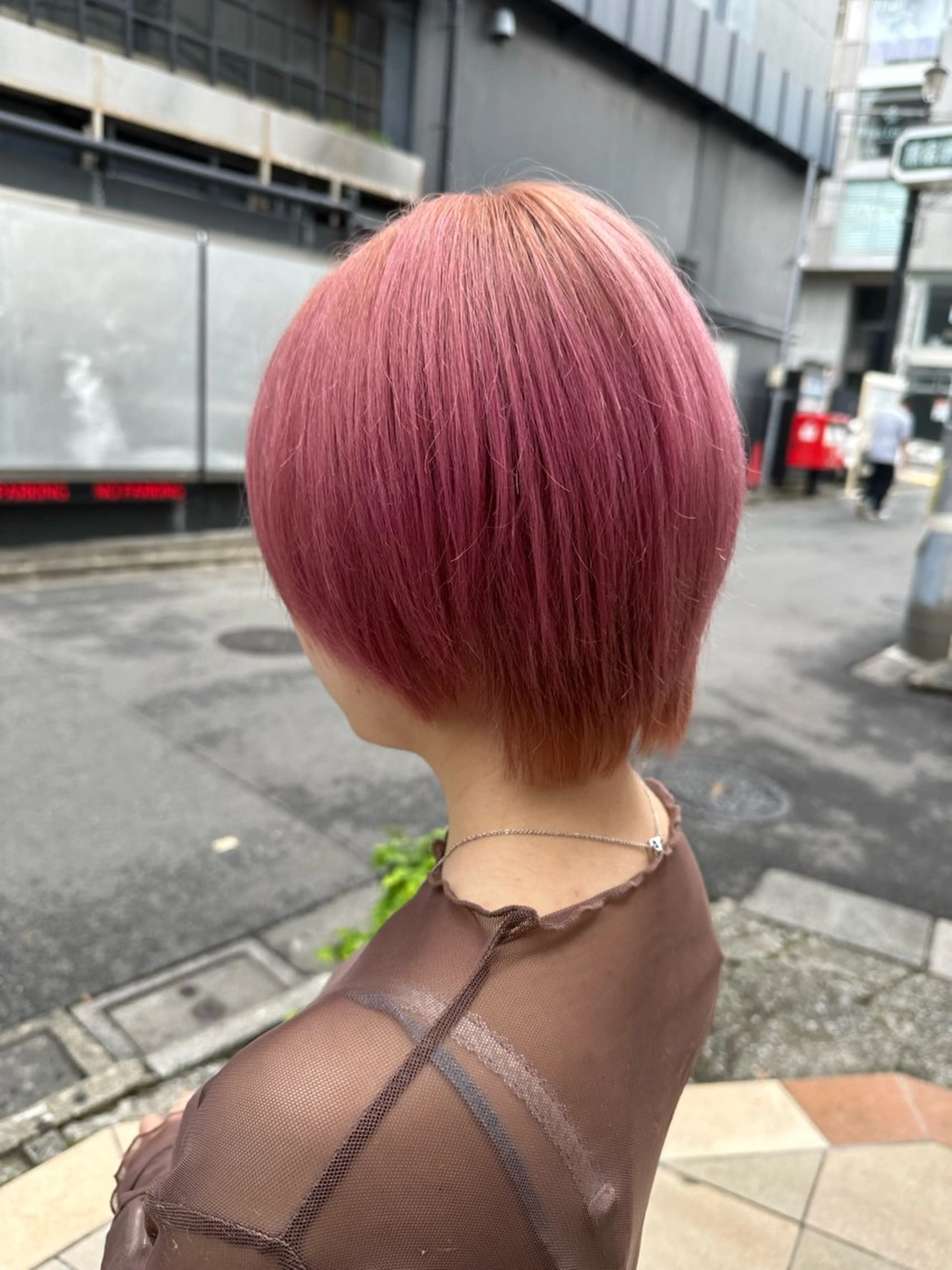 ショート 🔥コテ巻き風 ボブパーマ🔥のヘアスタイル