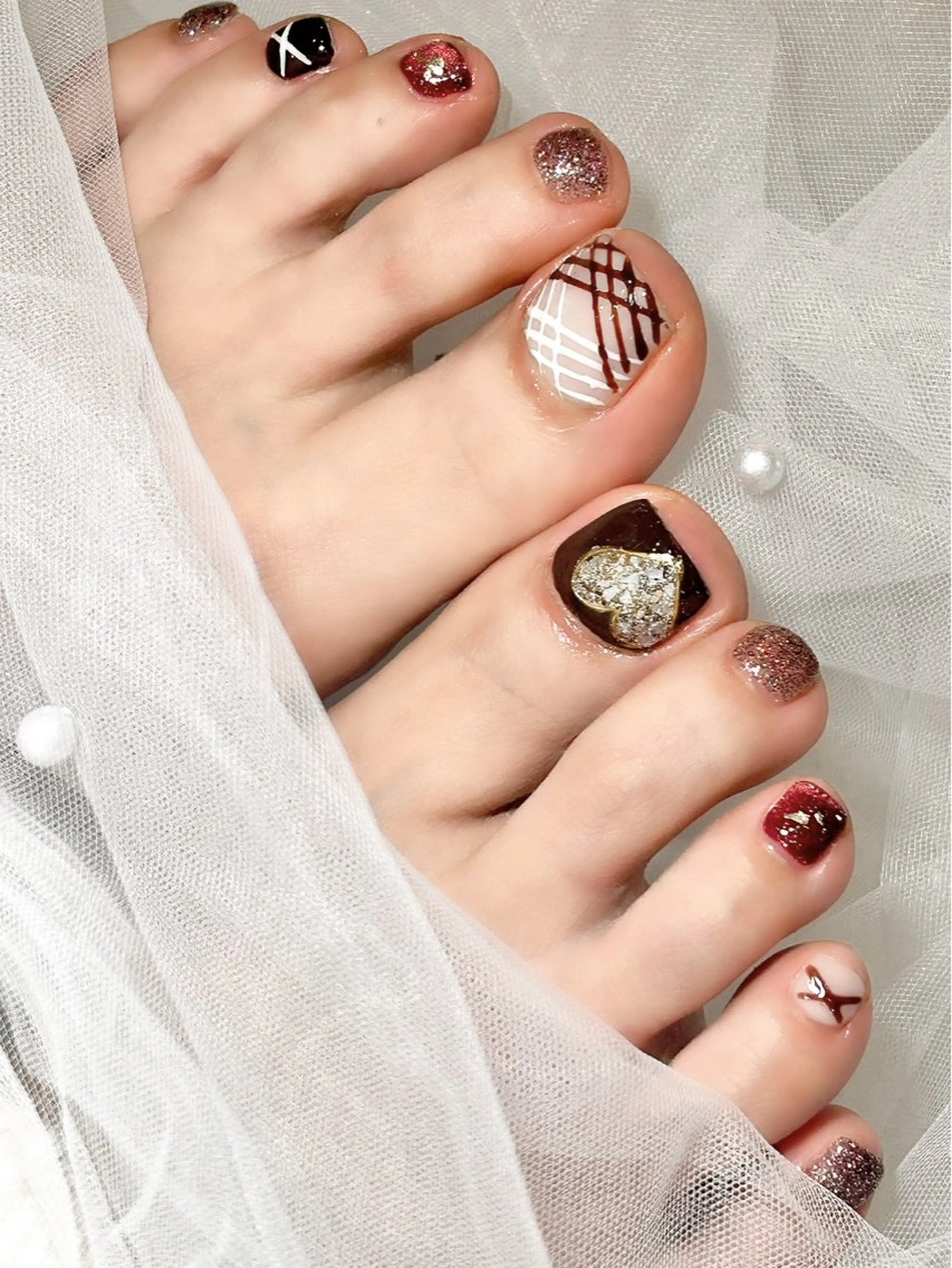 ショート ハンドネイル plume Akiのネイルデザイン