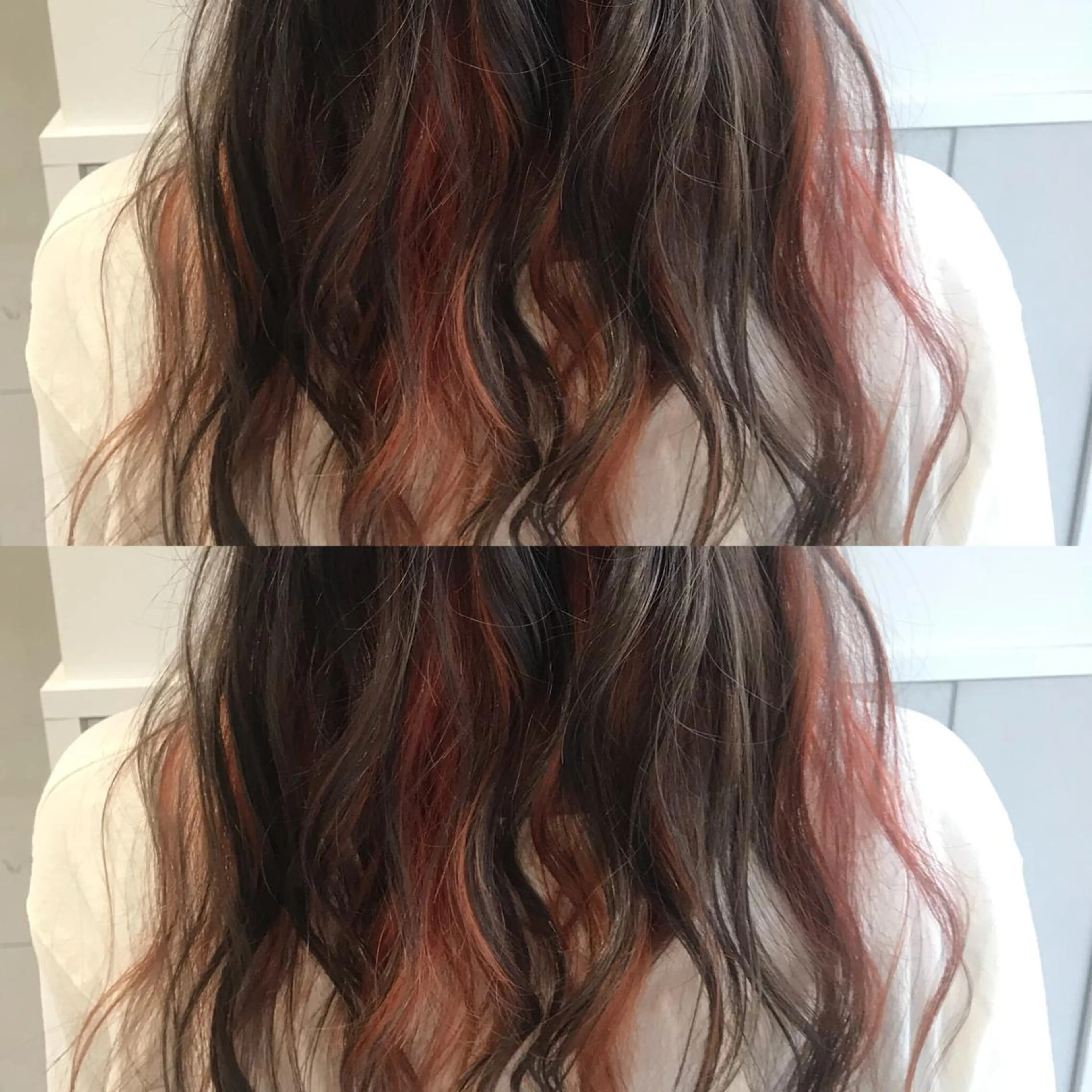 ロング カラー 小栗 麻衣のヘアスタイル
