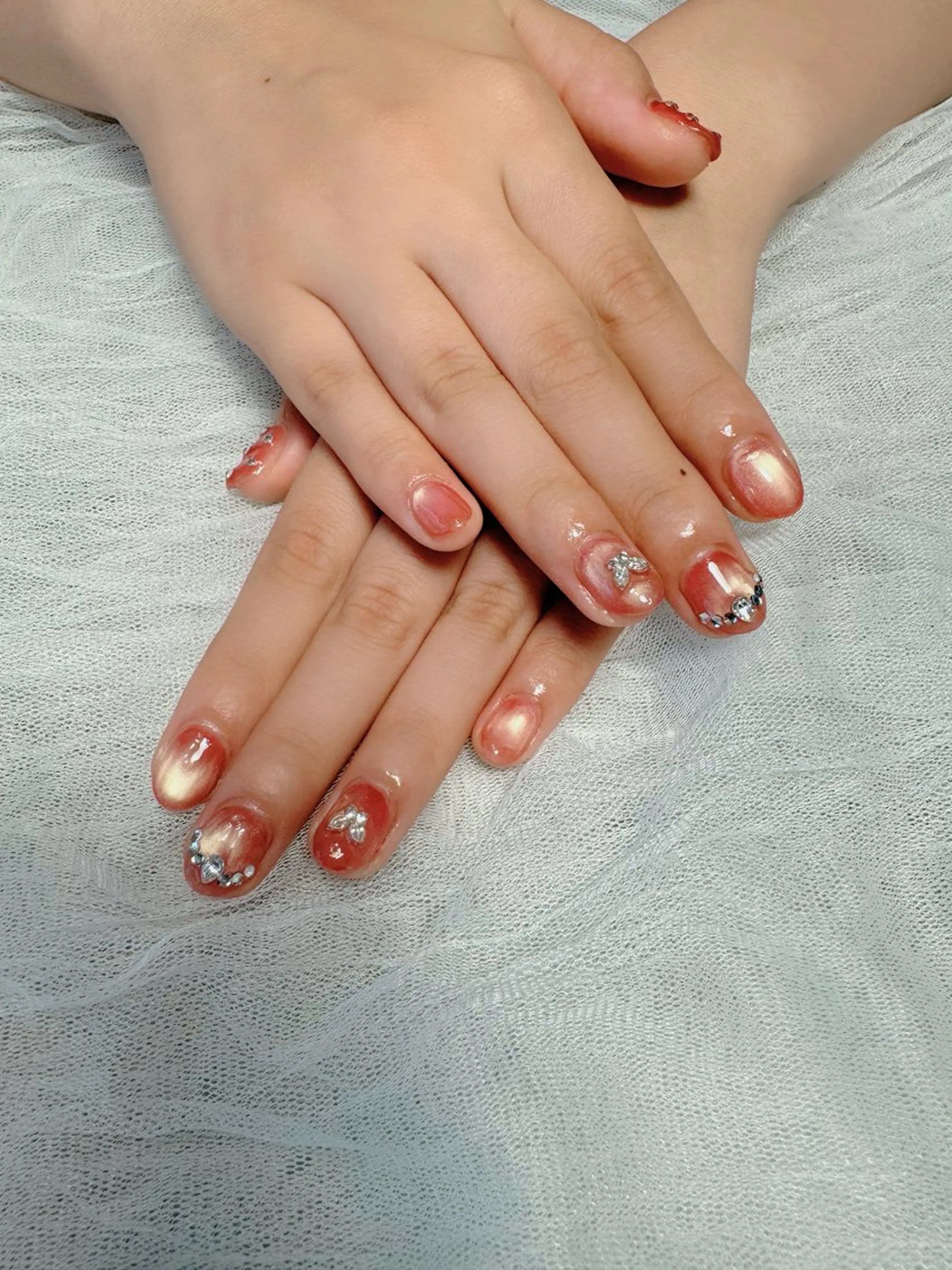 ネイル マグネットネイル ショートネイル Nail salon Vinnaのネイルデザイン