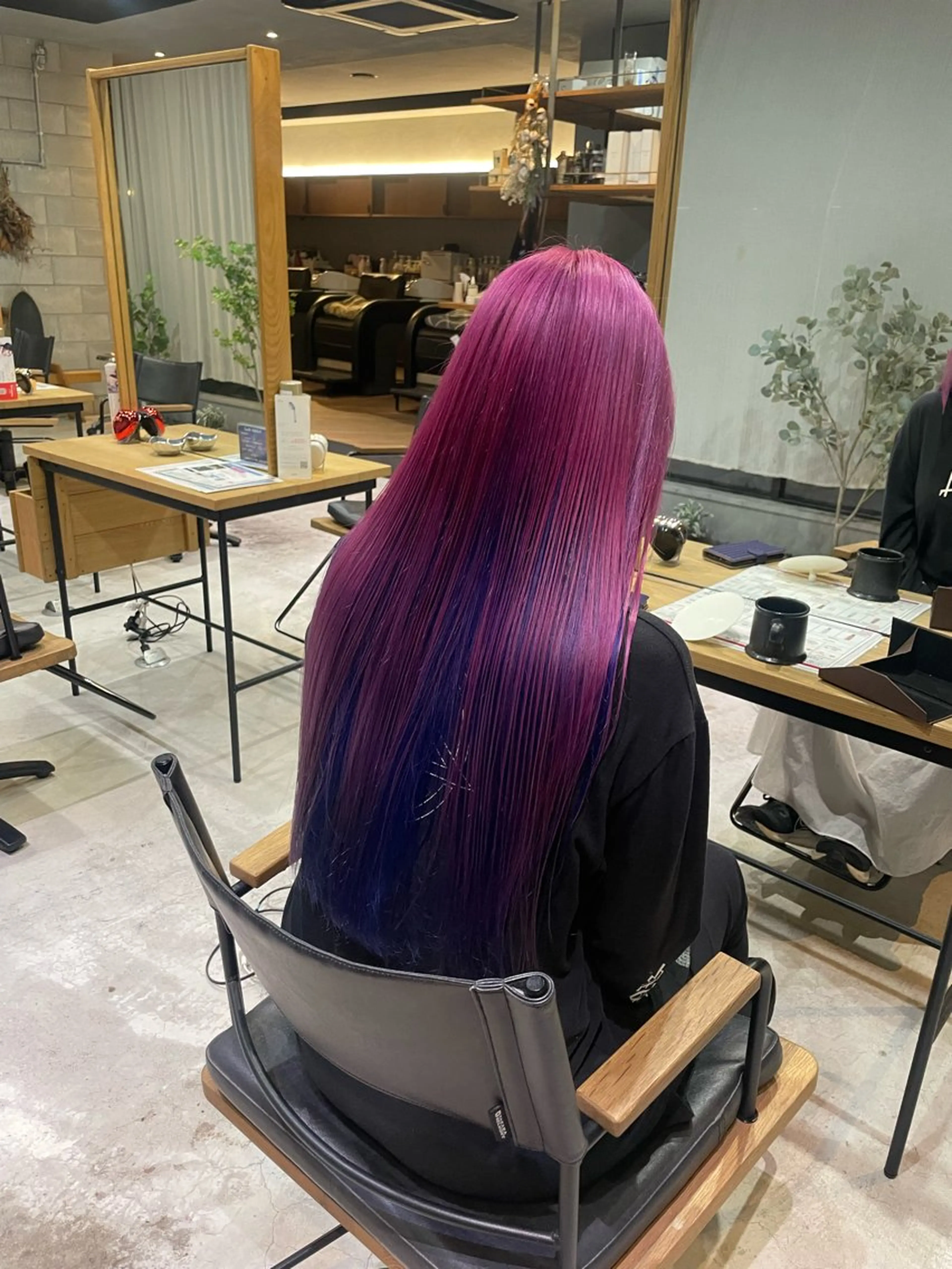 ロング カラー ヘアカラー トリートメント 透明感/艶髪カラー/ 韓国/rinaのヘアスタイル